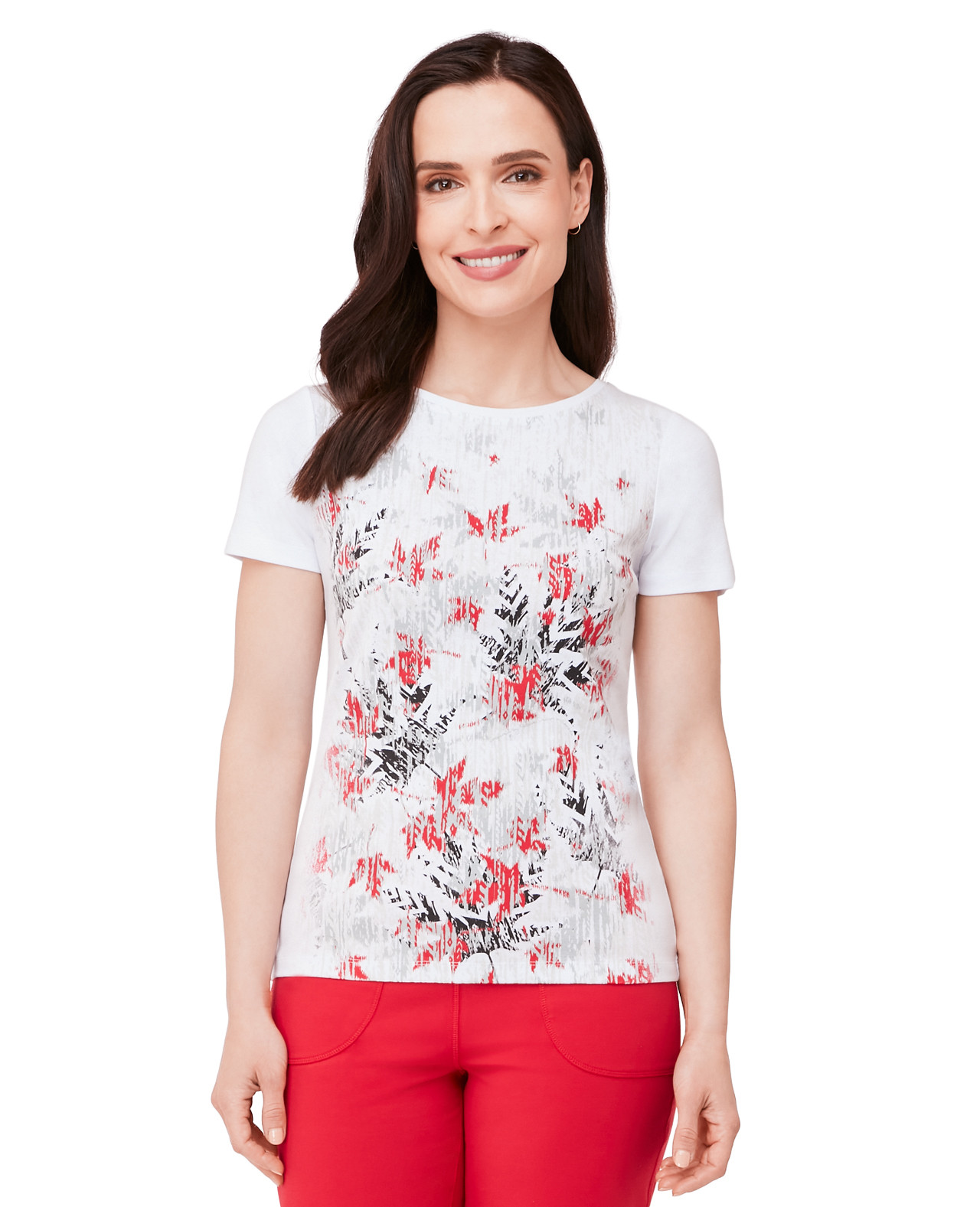 Everyday Fit Textured Maple Leaf Tee