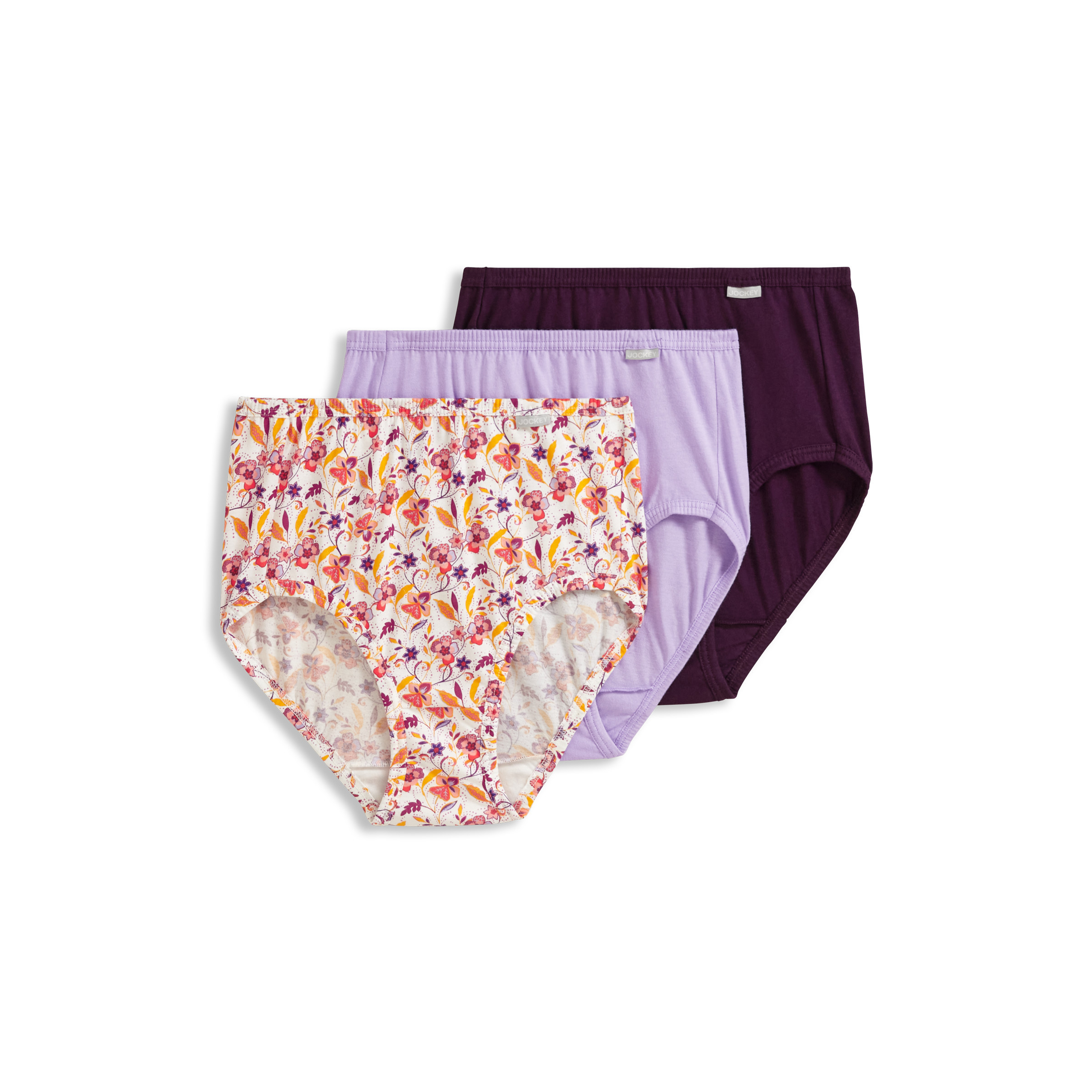 Elance Brief Jockey- 3 Pack Purple Crocus
