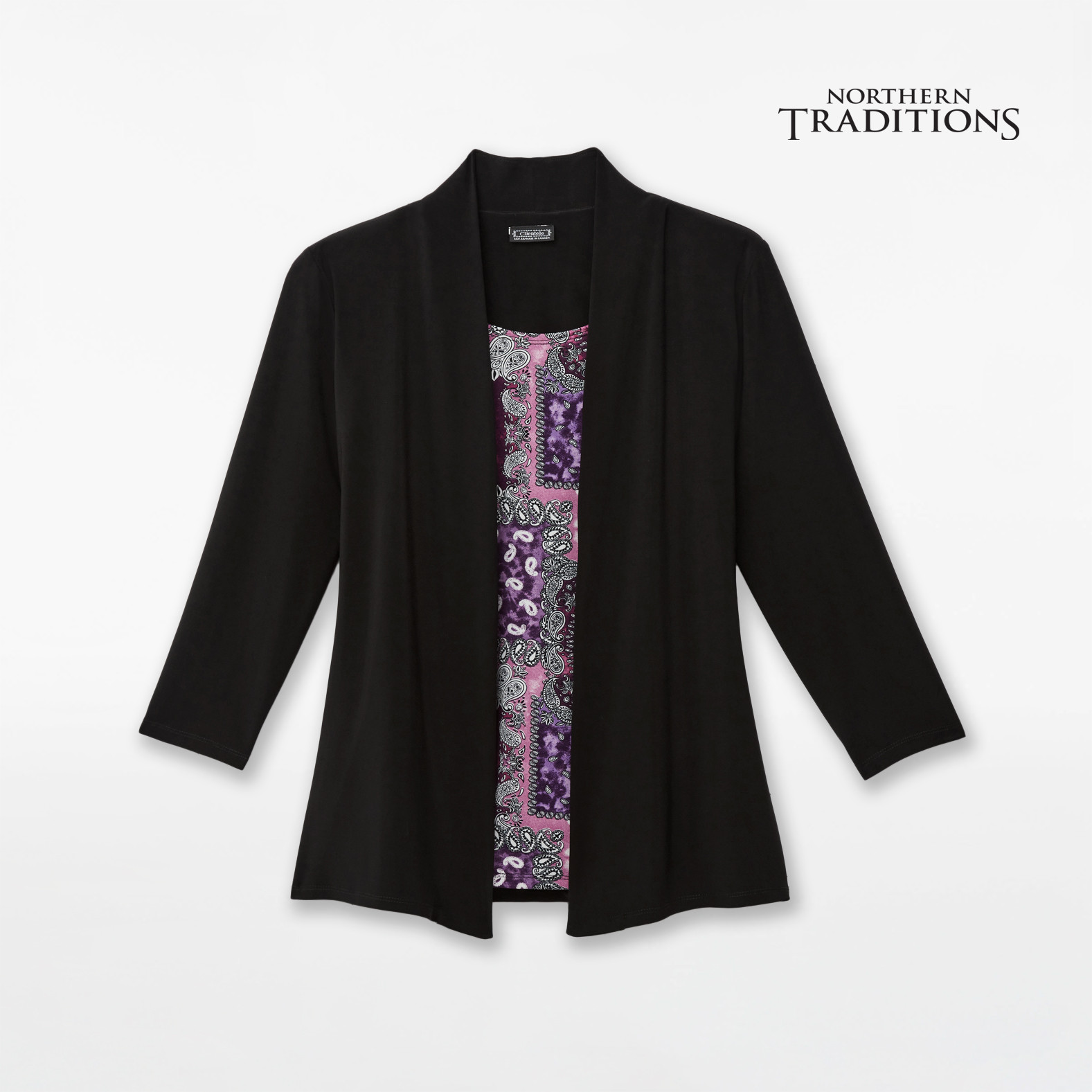 Petite - NT 3/4 Sleeve Fooler Top