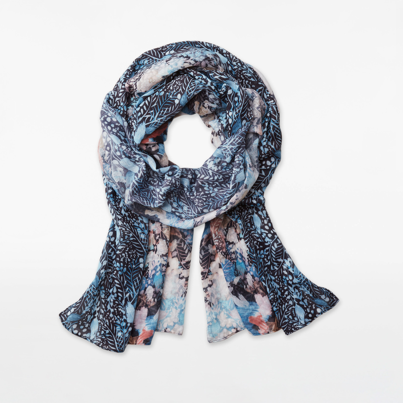 Foliage Printed Scarf