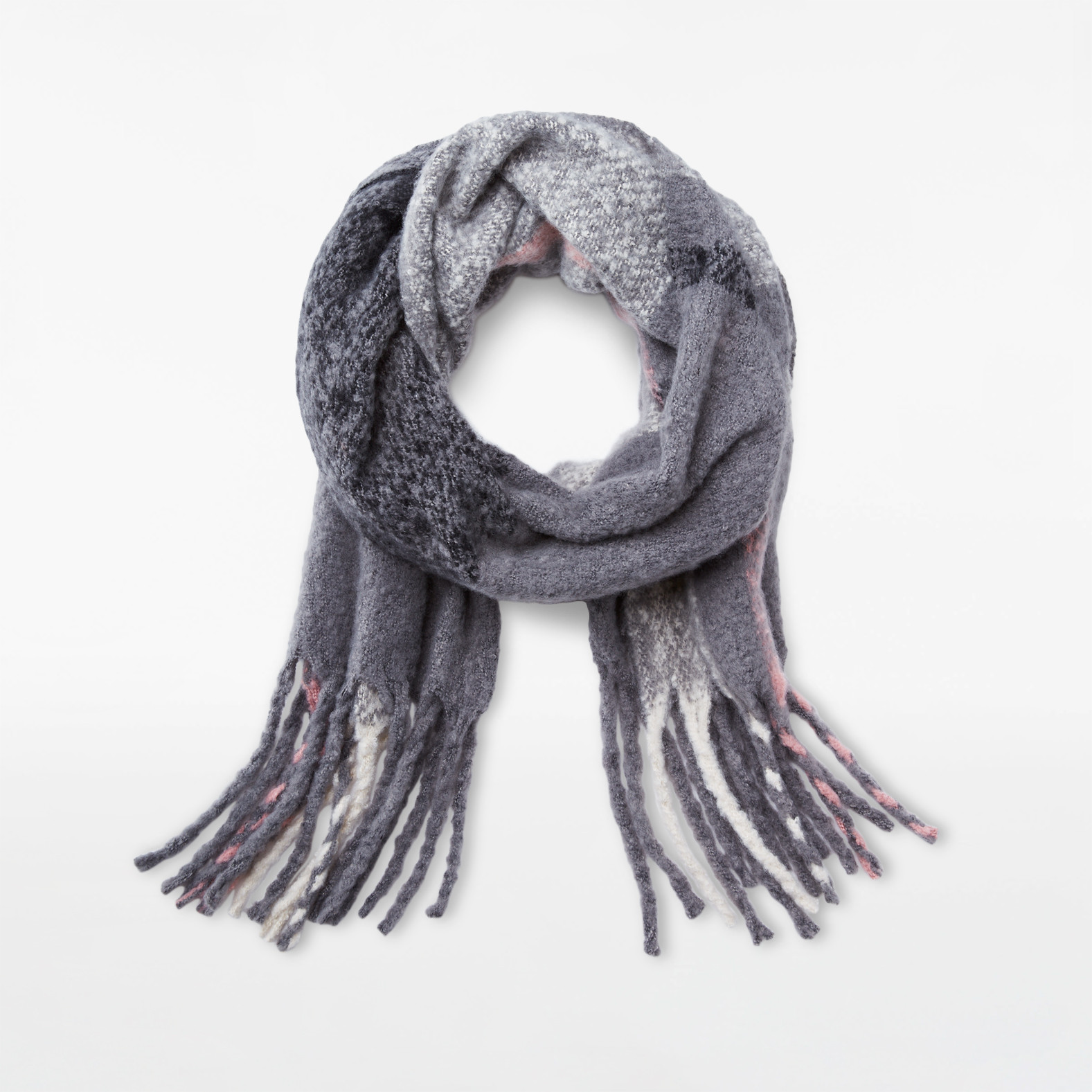 Fringed Cozy Blanket Scarf