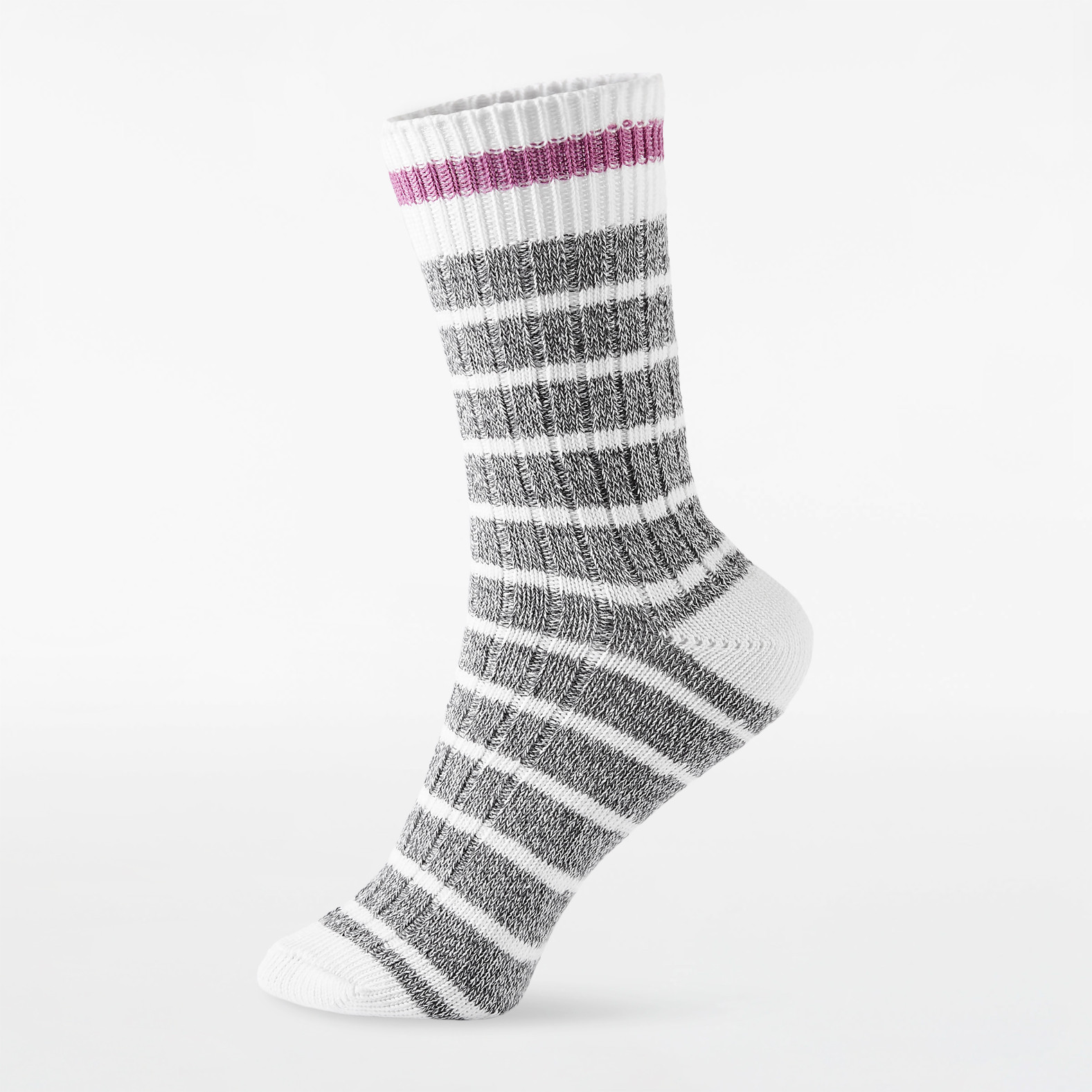 Ribbed Edge Boot Sock