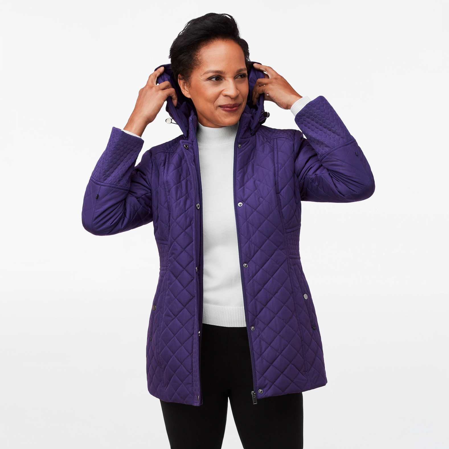 Multi Quilt Tie String Jacket