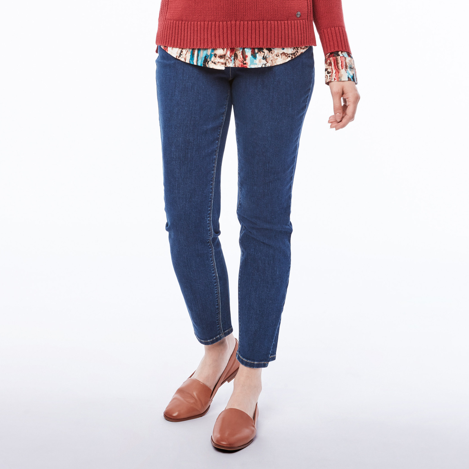 Leg Insert Detail Denim Jean