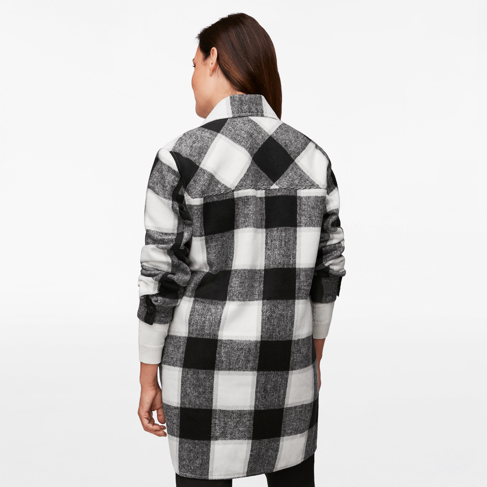 Long Plaid Shacket