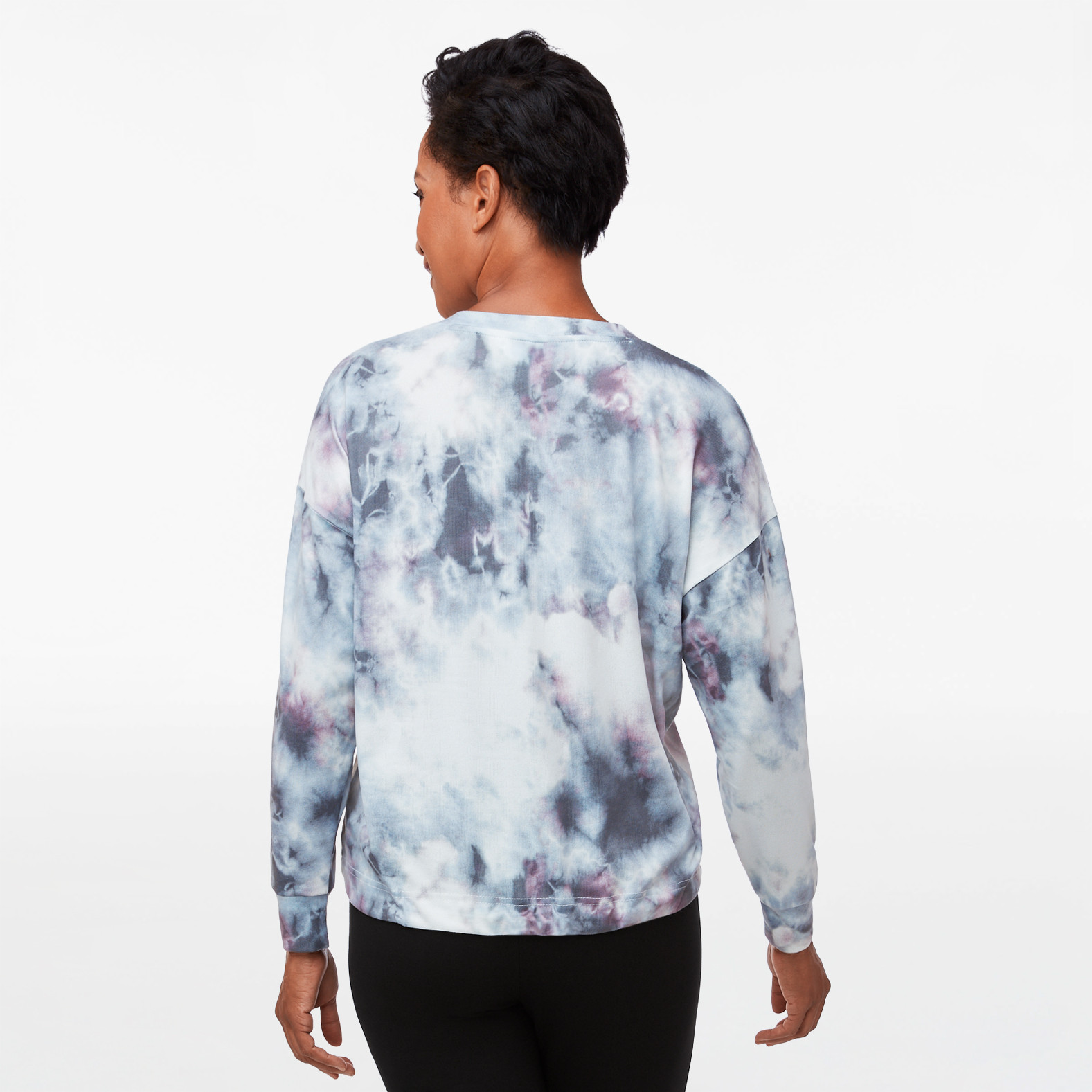 Long Sleeve Drawstring Hem Top