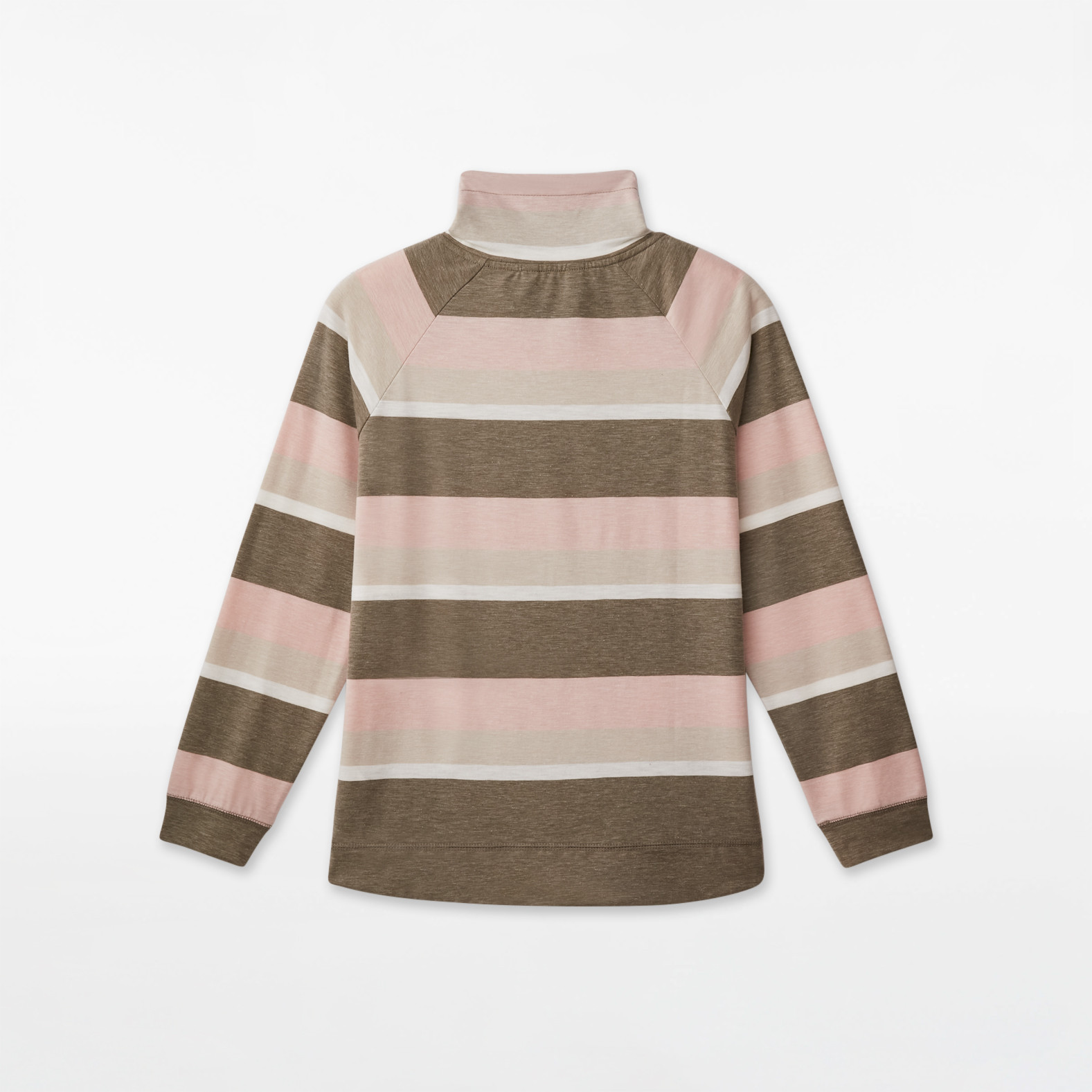 Cowl Neck Colourblock Striped Top