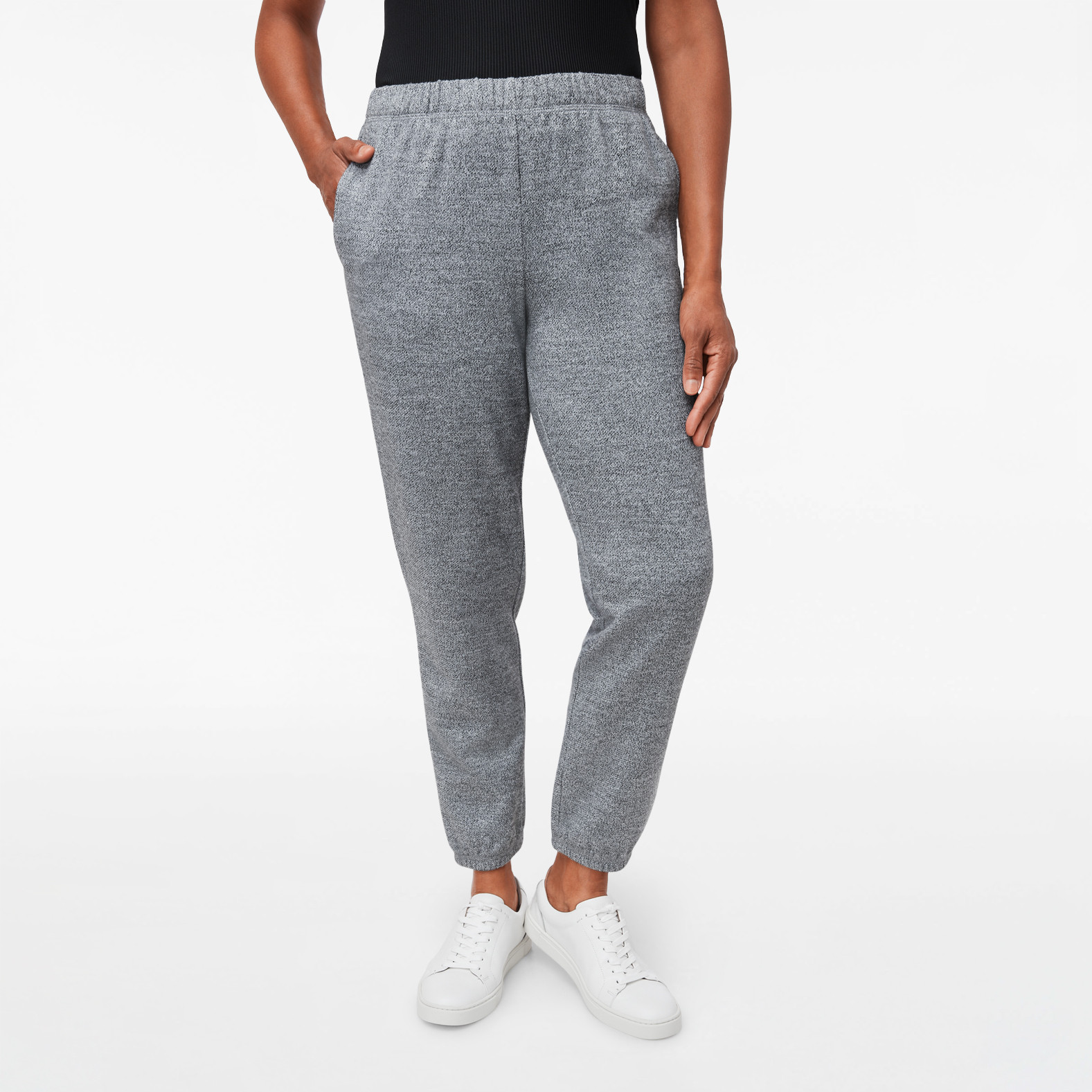 Salt and Pepper Knit Jogger