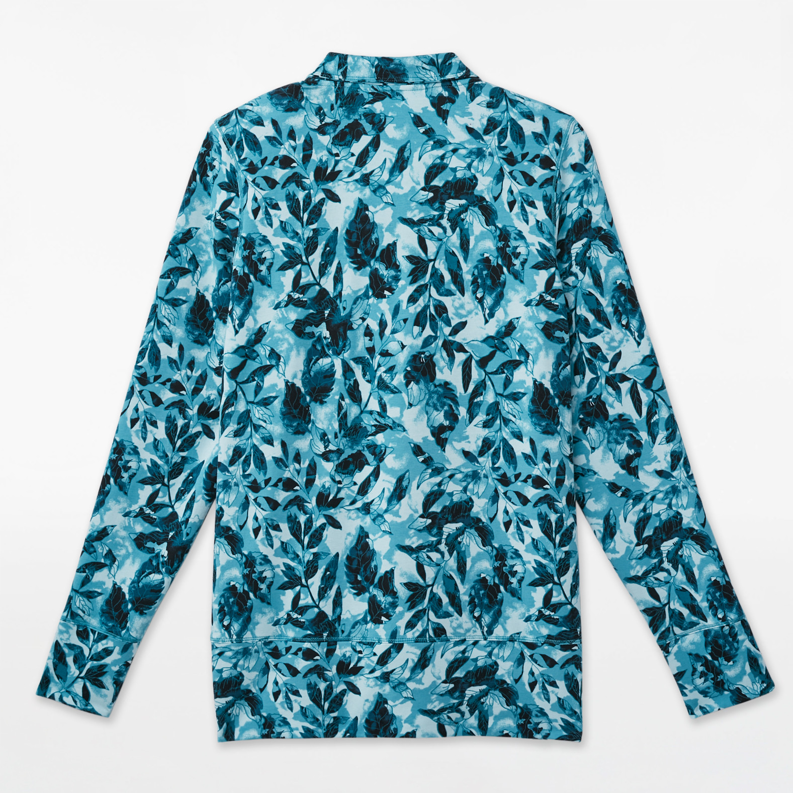 Printed Zip Front Tencel Jacket