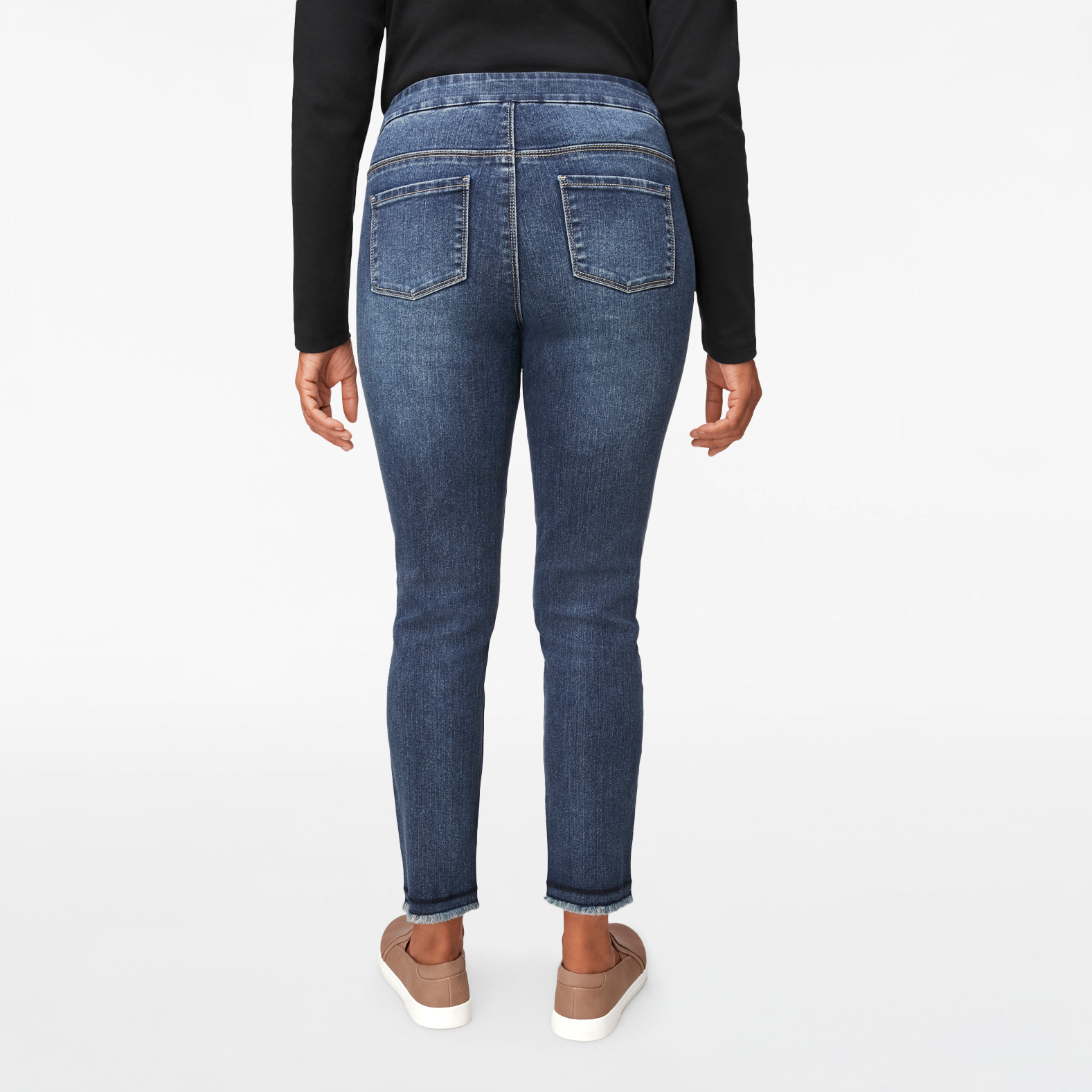 Raw Hem Fashion Length Jean