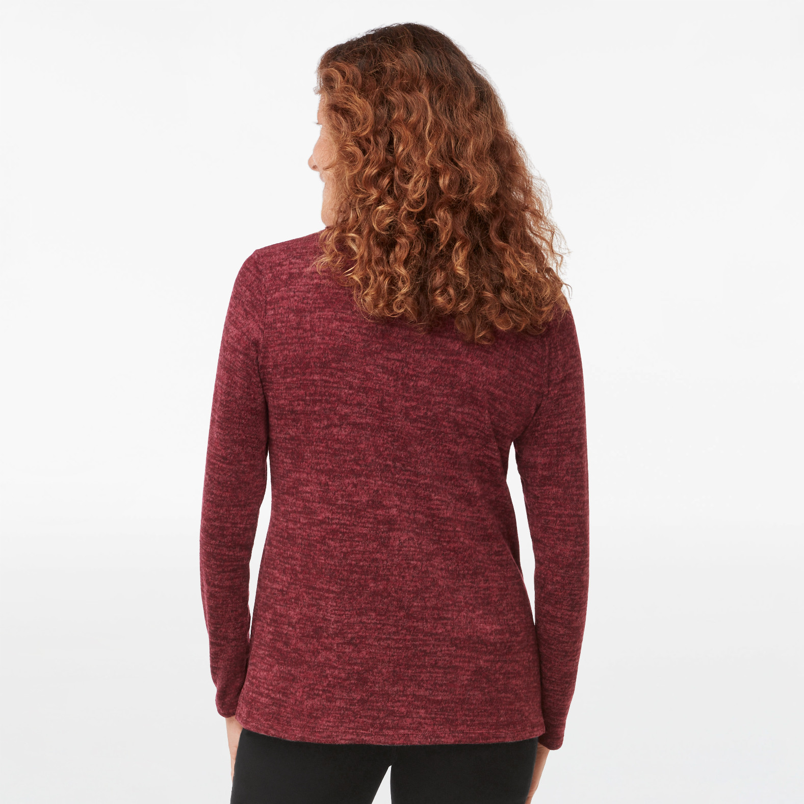 Sweater Knit Grommet Detail Top