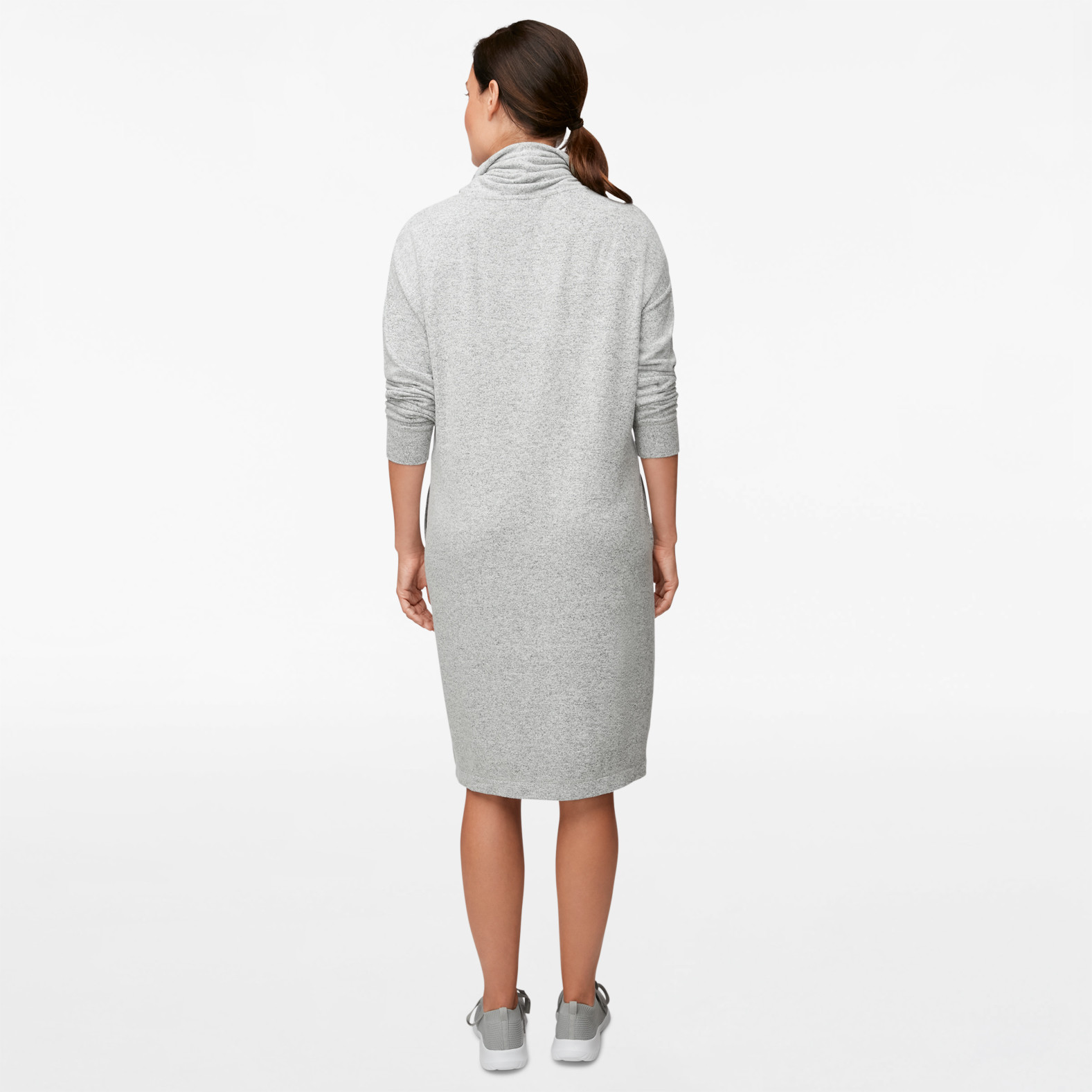 Cozy Lounge Cowl Neck Dress