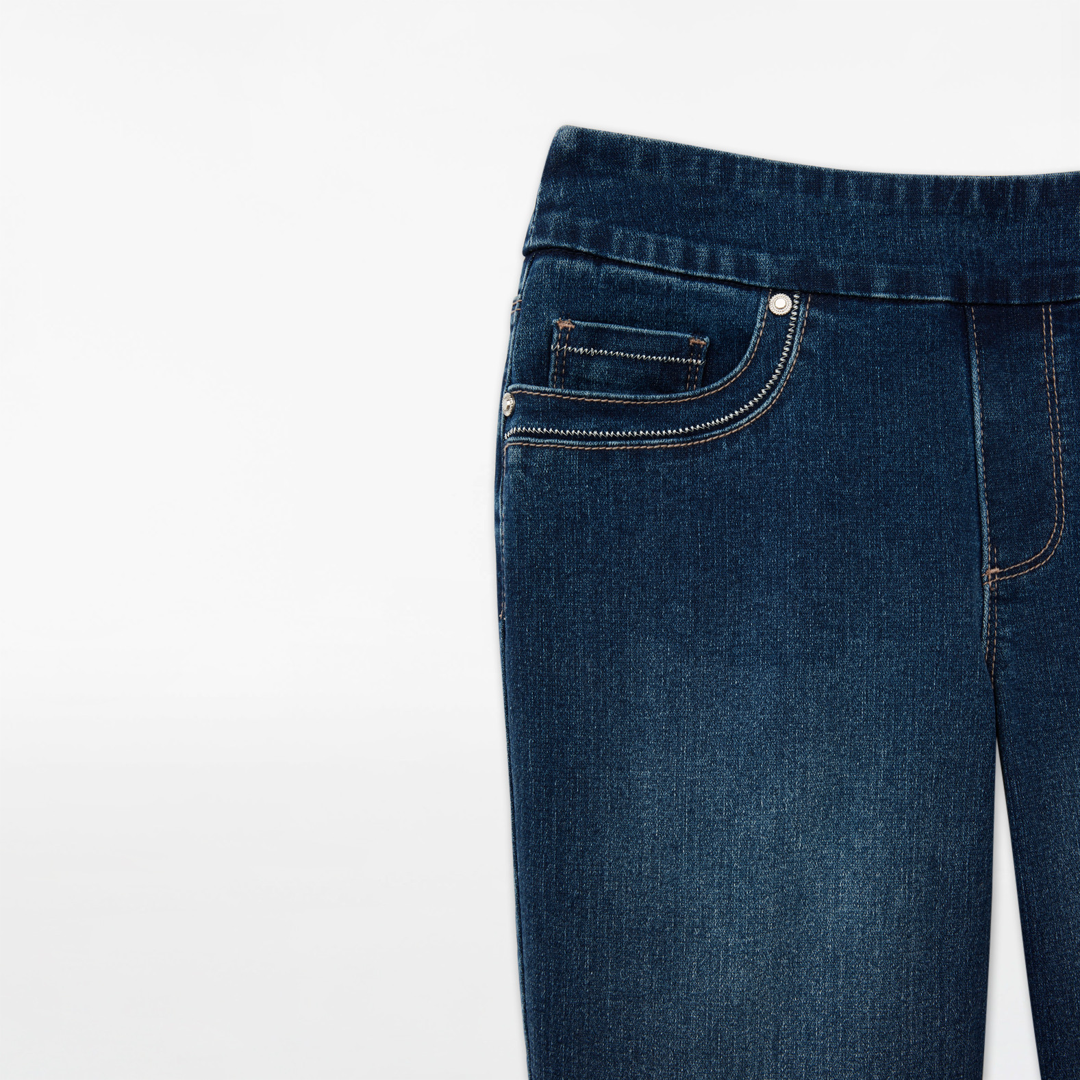 Comfort Fit Straight Leg Denim Jean