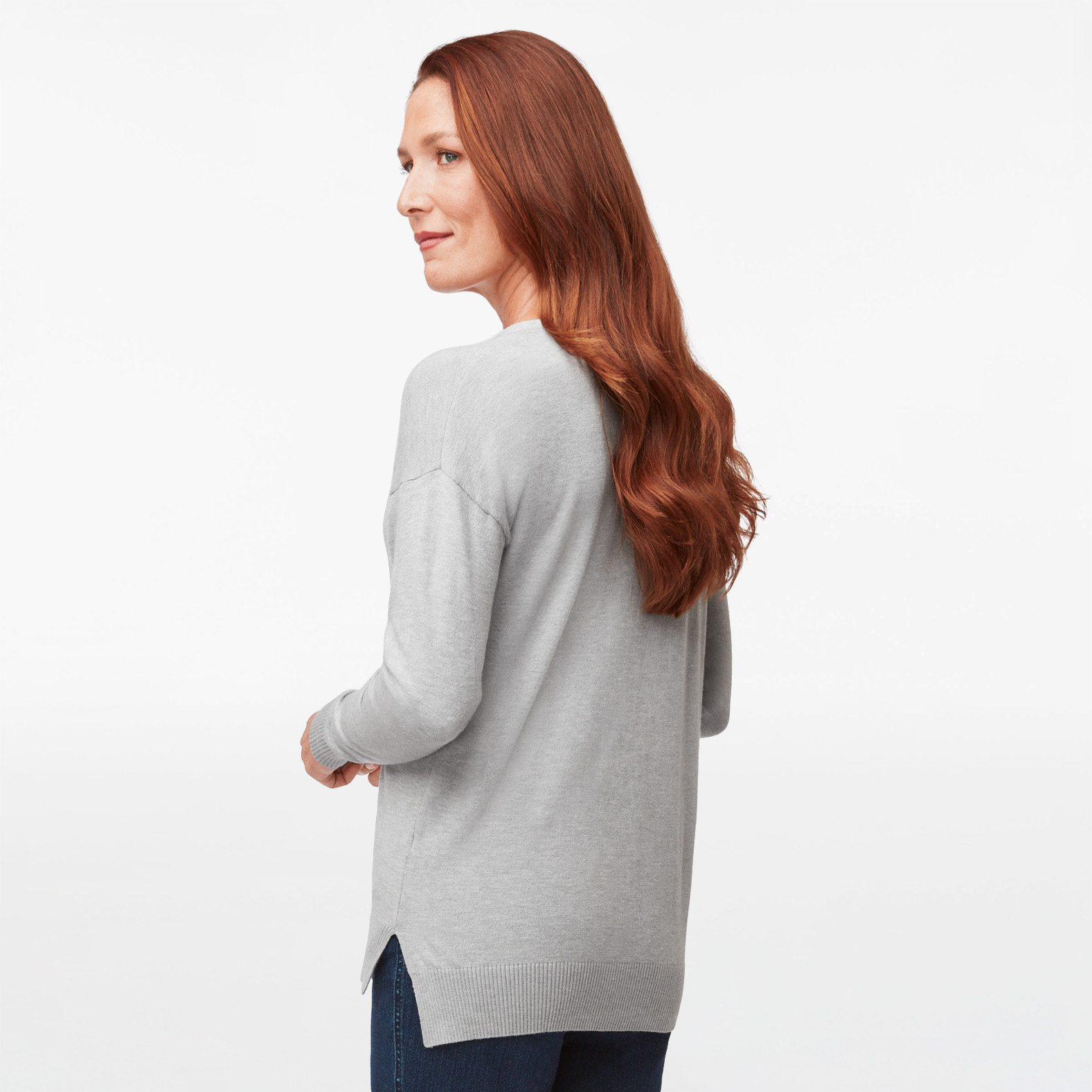 VNeck Sweater Knit Top