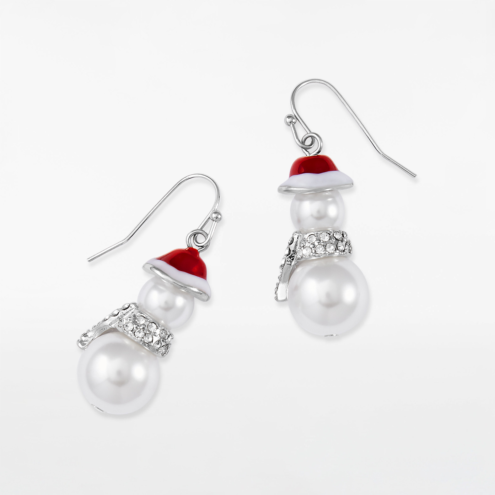 Festive Snowman Earrings