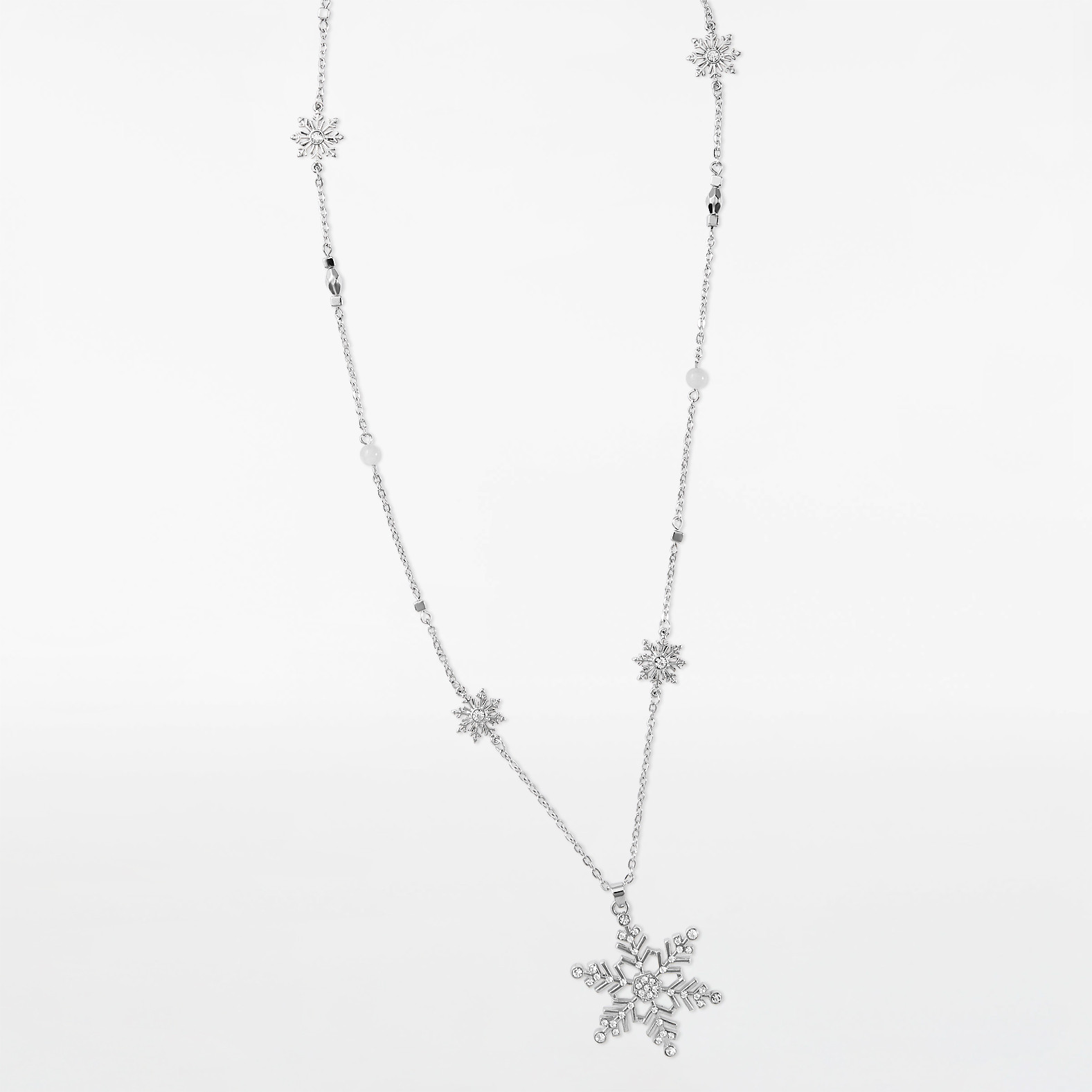 Festive Snowflake Necklace