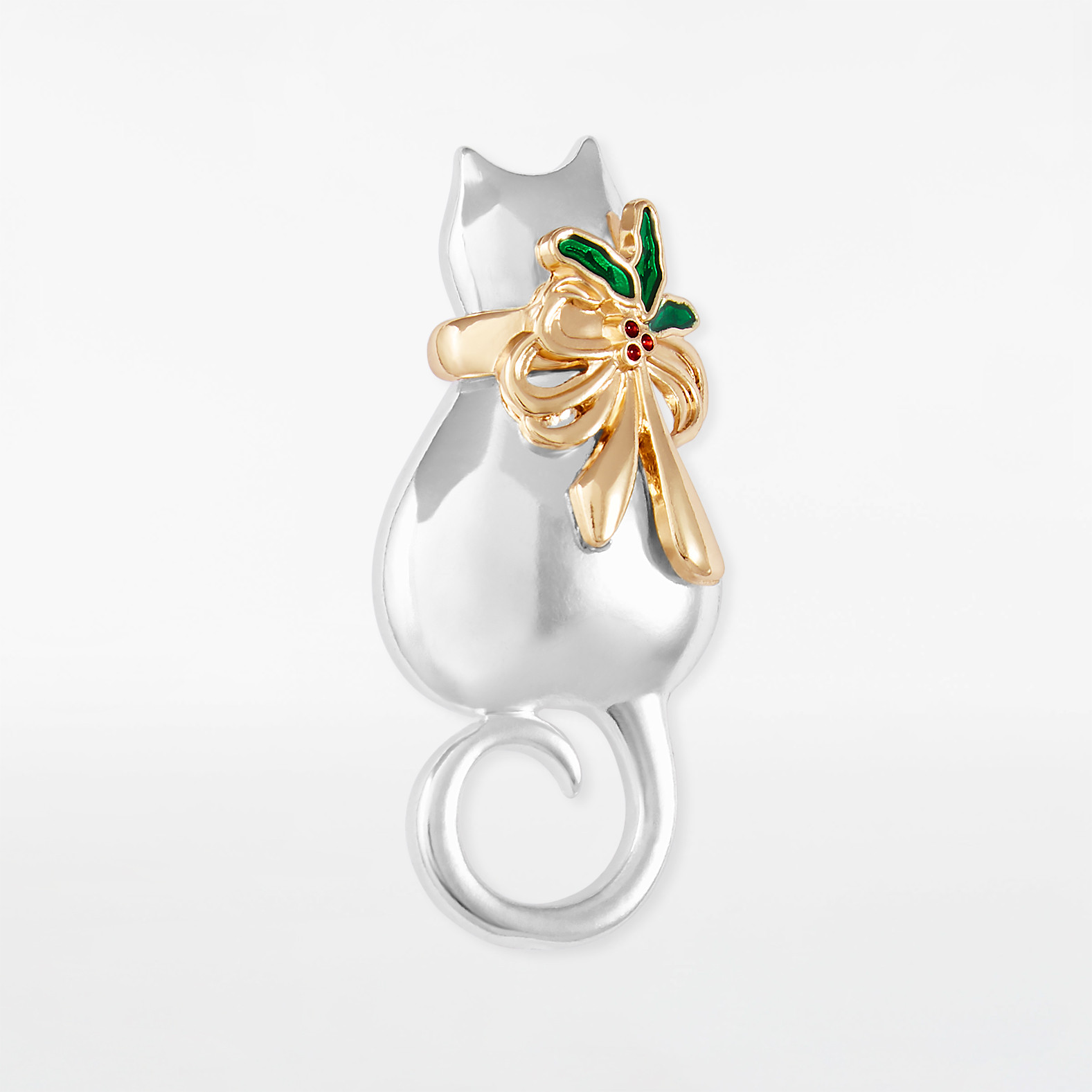 Holiday Cat Pin
