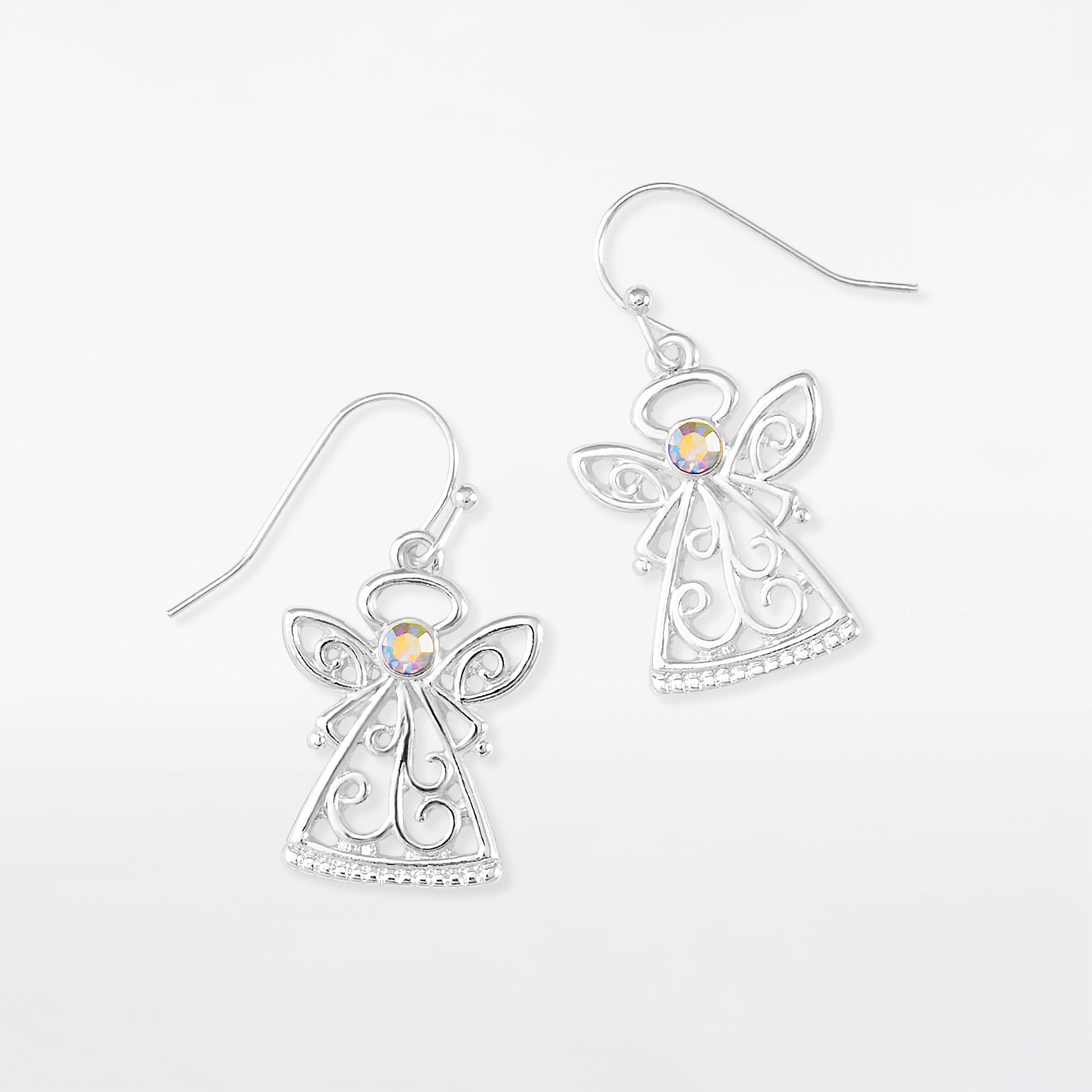 Festive Angel Earrings