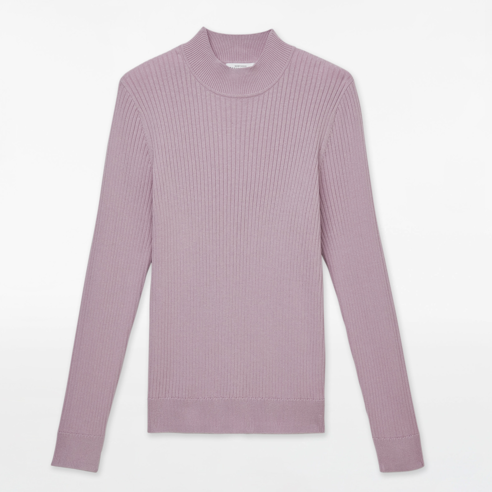 Ribbed Mock Neck Sweater