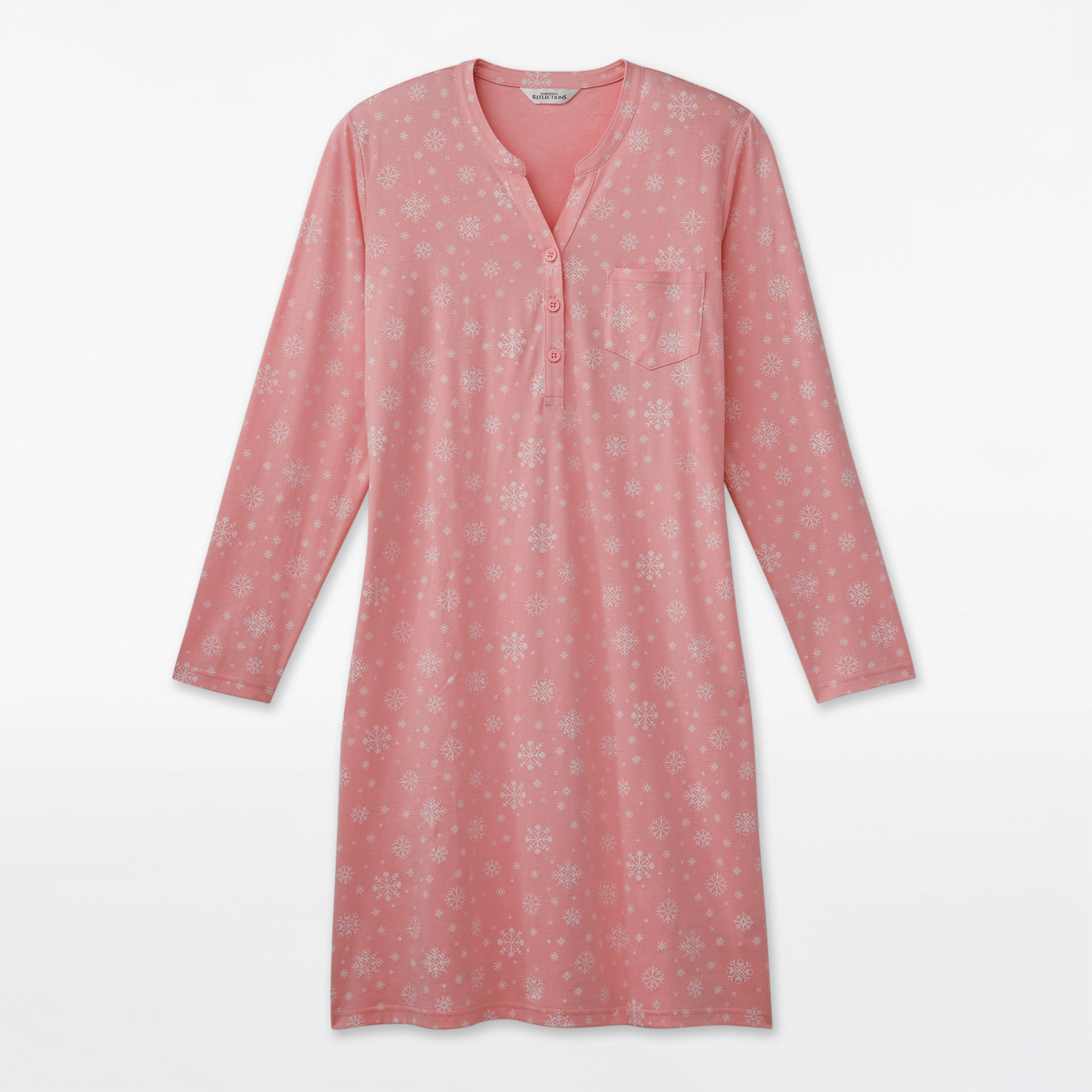 Snowflake Print Nightshirt