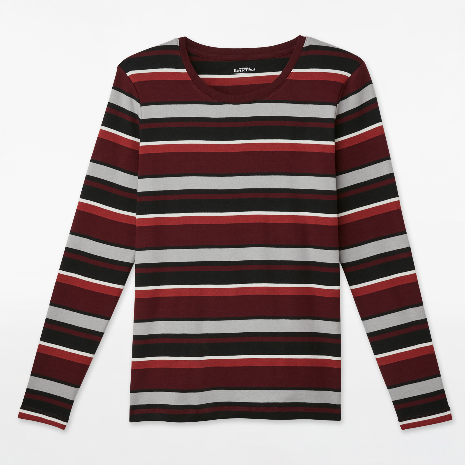 Everyday Fit Striped Tee - Red