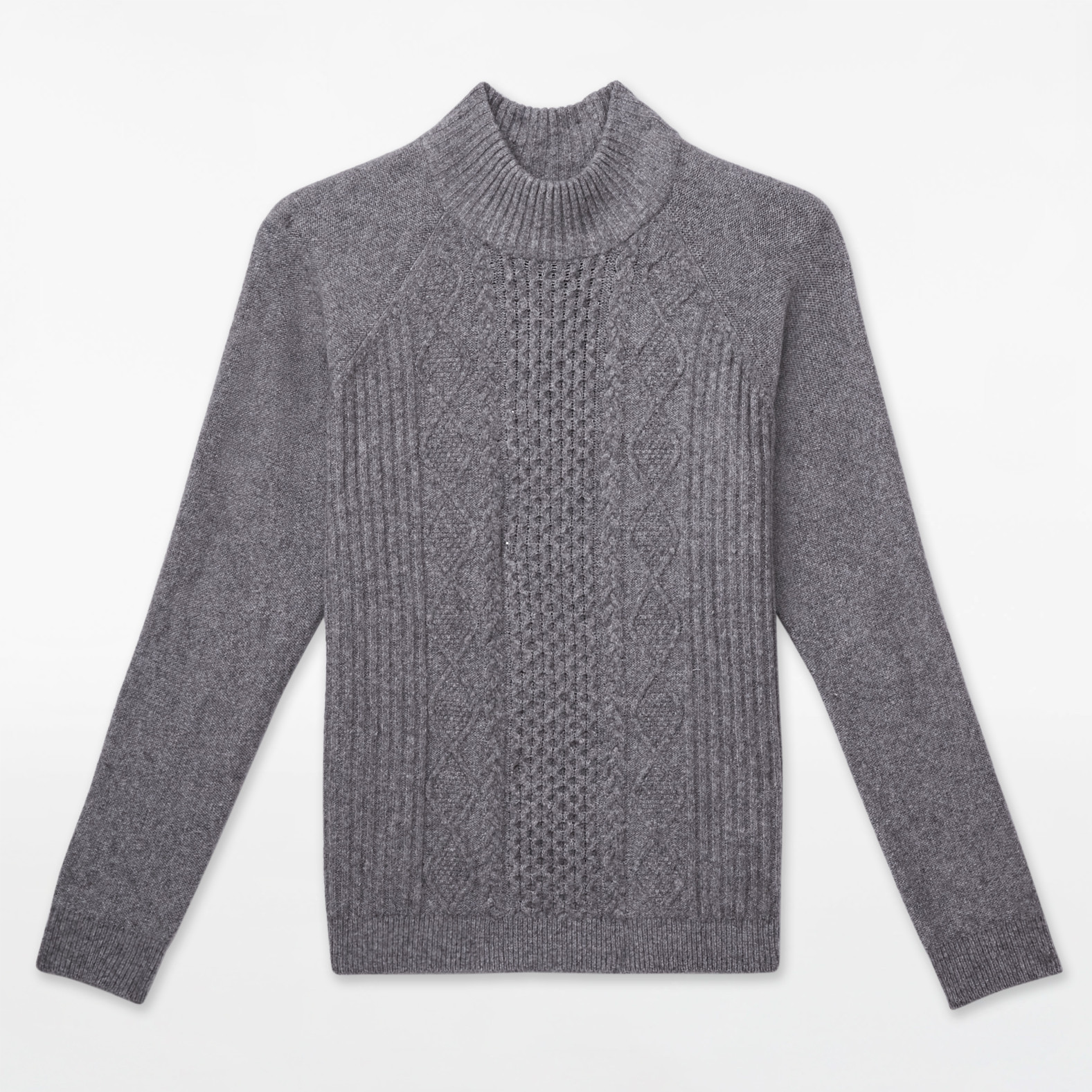 Plush Knit Mock Neck Sweater