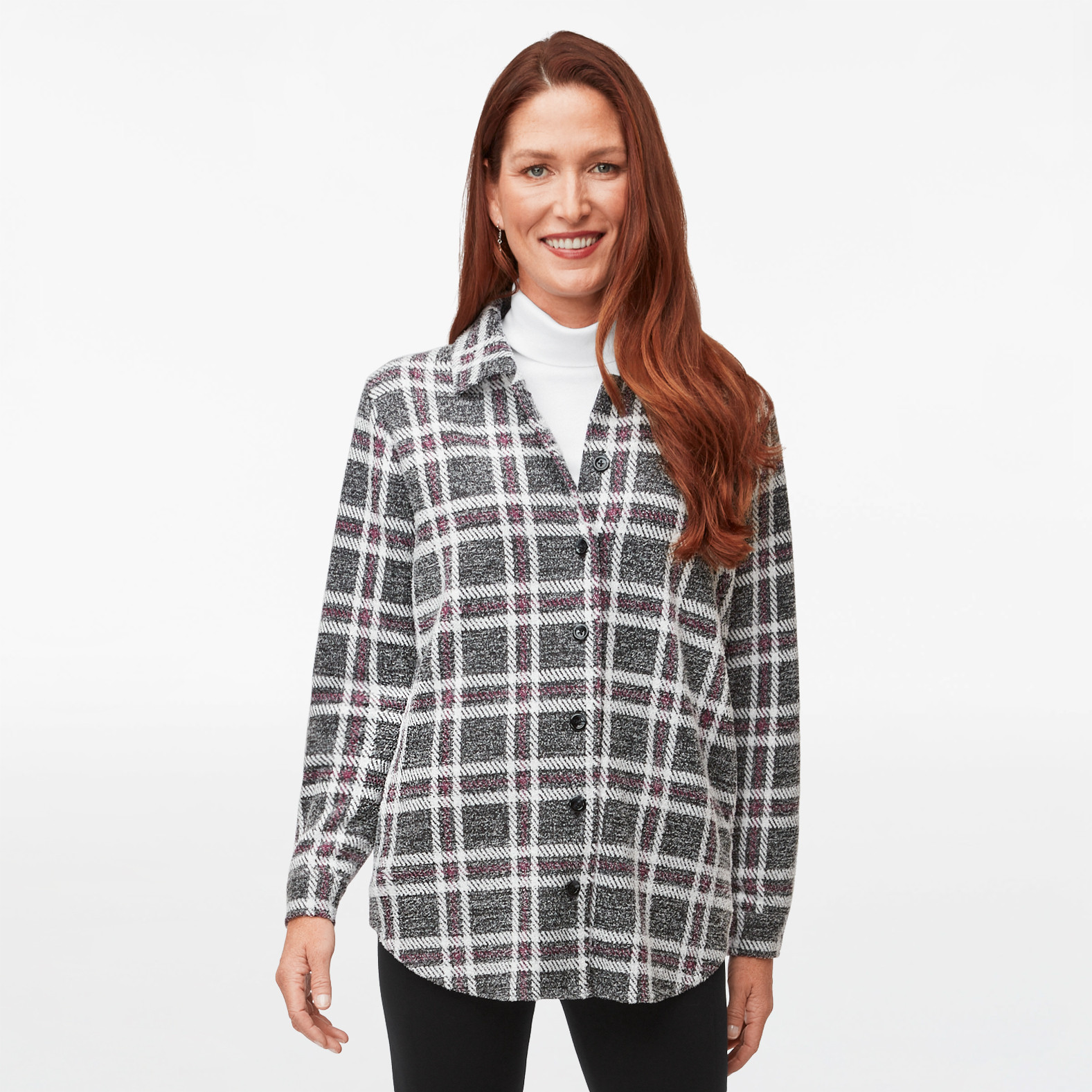 Plaid Patterned Barn Jacket