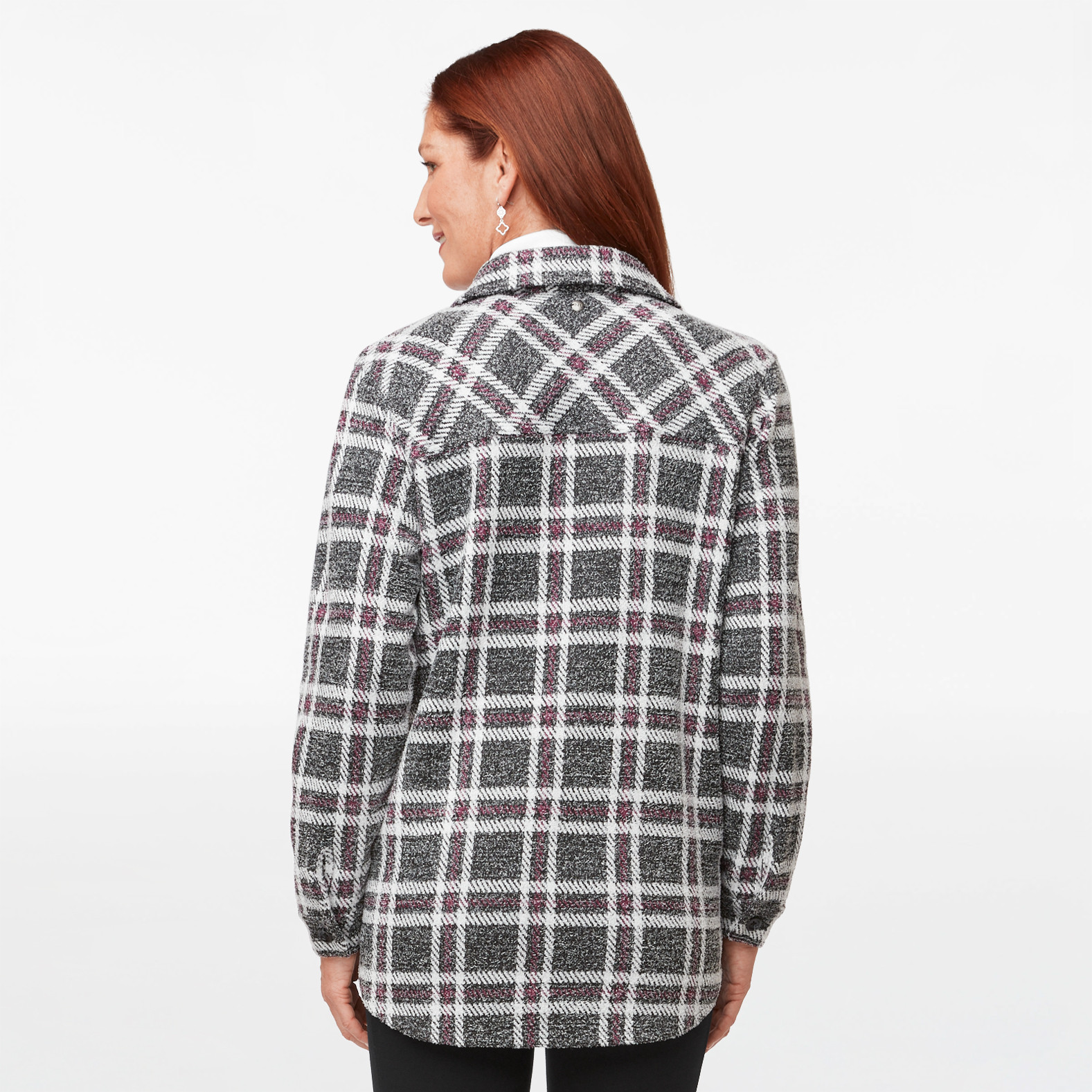 Plaid Patterned Barn Jacket