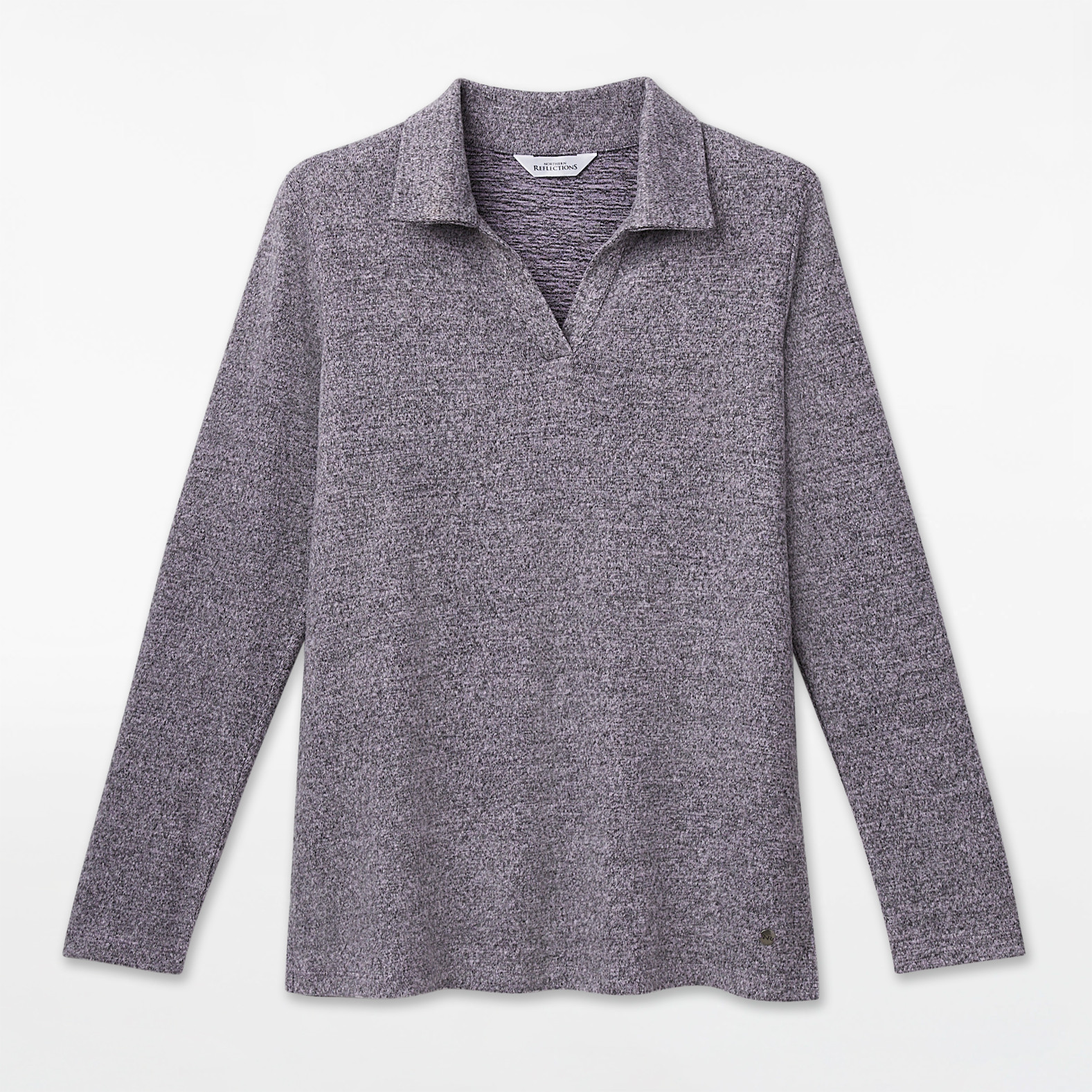 Cozy Knit Collared Top