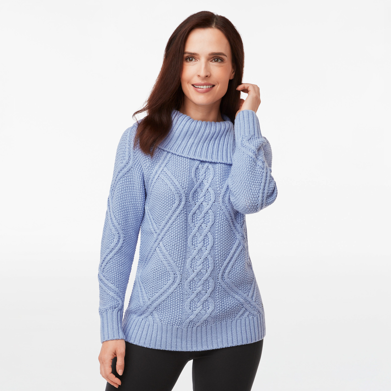 Soft Knit Cable Detail Sweater