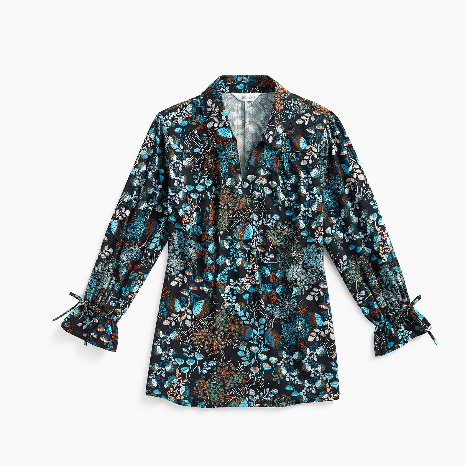 Petite - Tie Sleeve Blouse