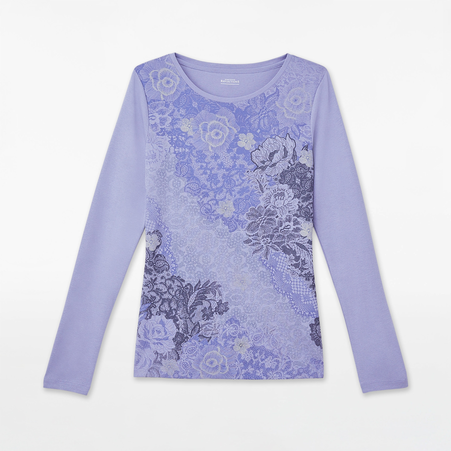 Long Sleeve Floral Graphic Tee