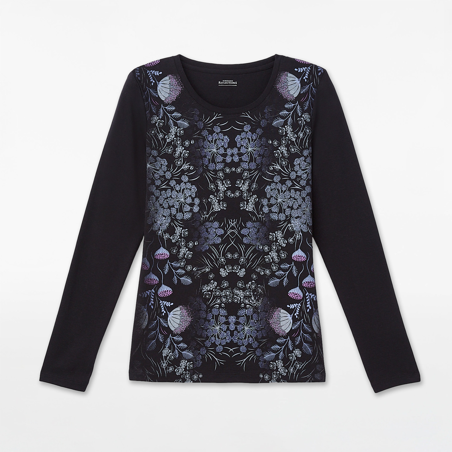 Long Sleeve Graphic Crew Neck Tee