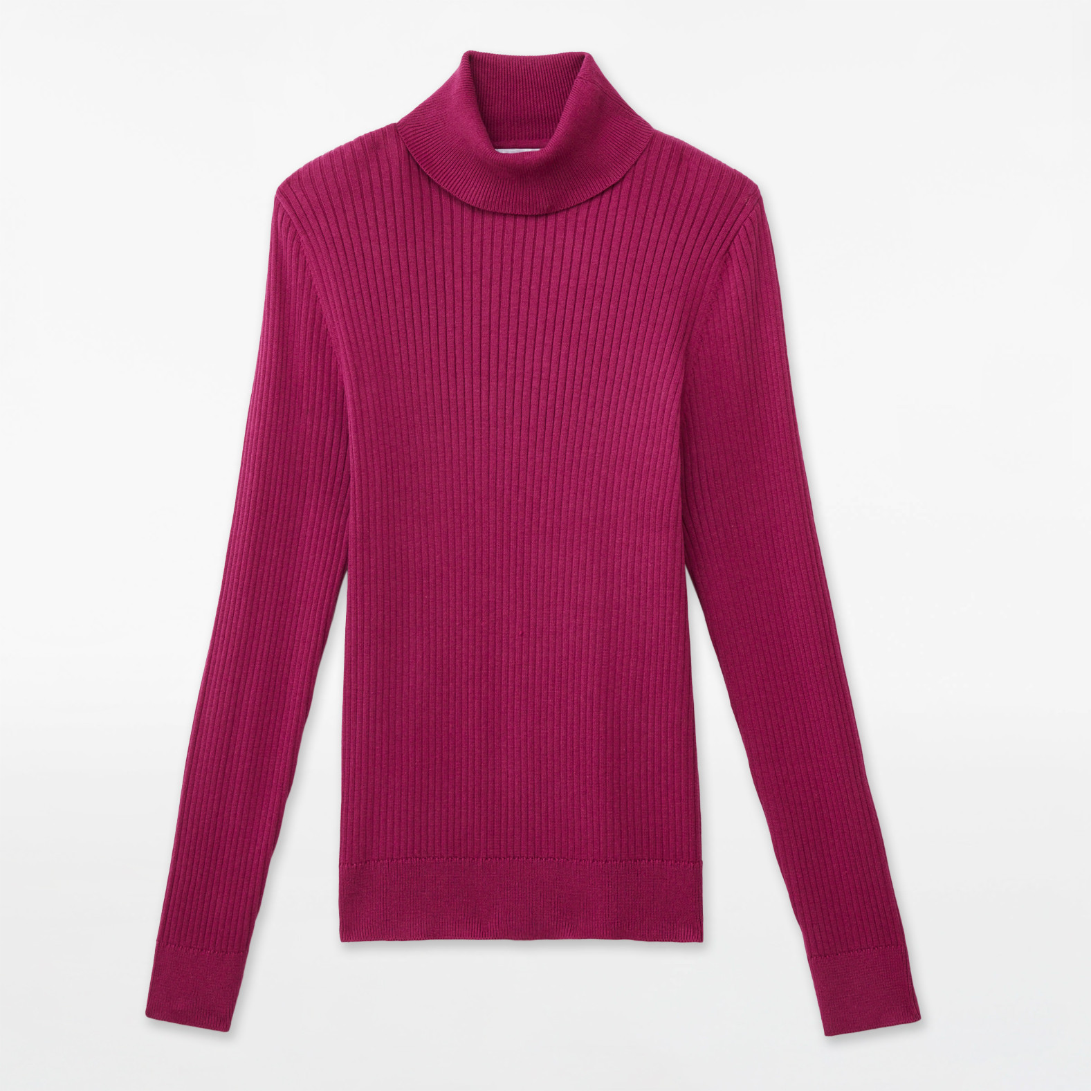 Ribbed Turtleneck Festive Sweater