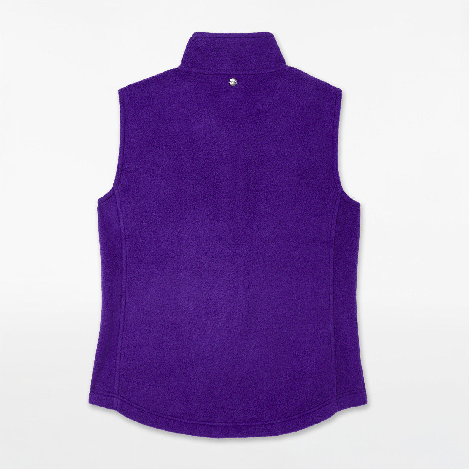Stand Collar Snowflake Embroidered Fleece Vest