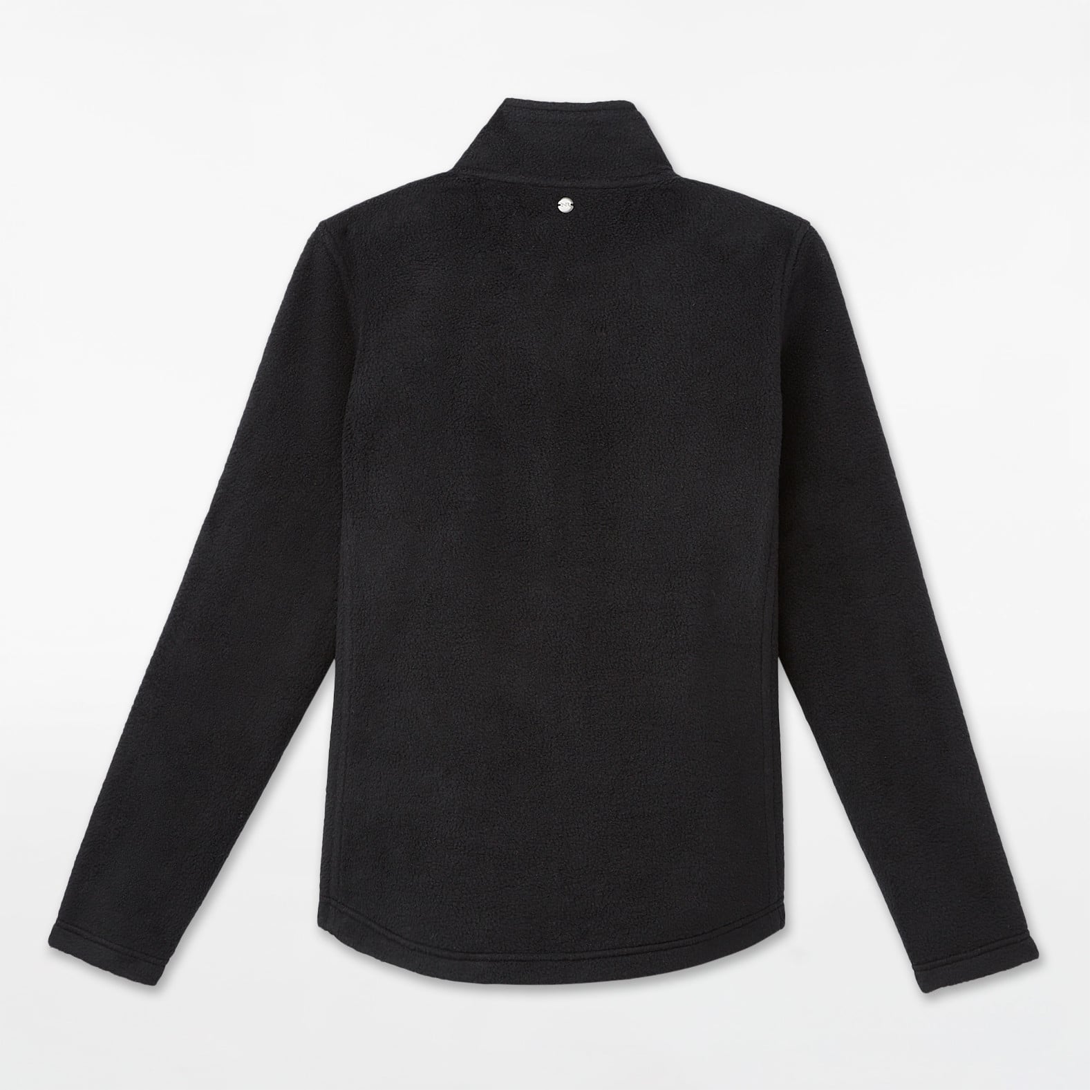 Stand Collar Floral Embroidered Fleece Jacket