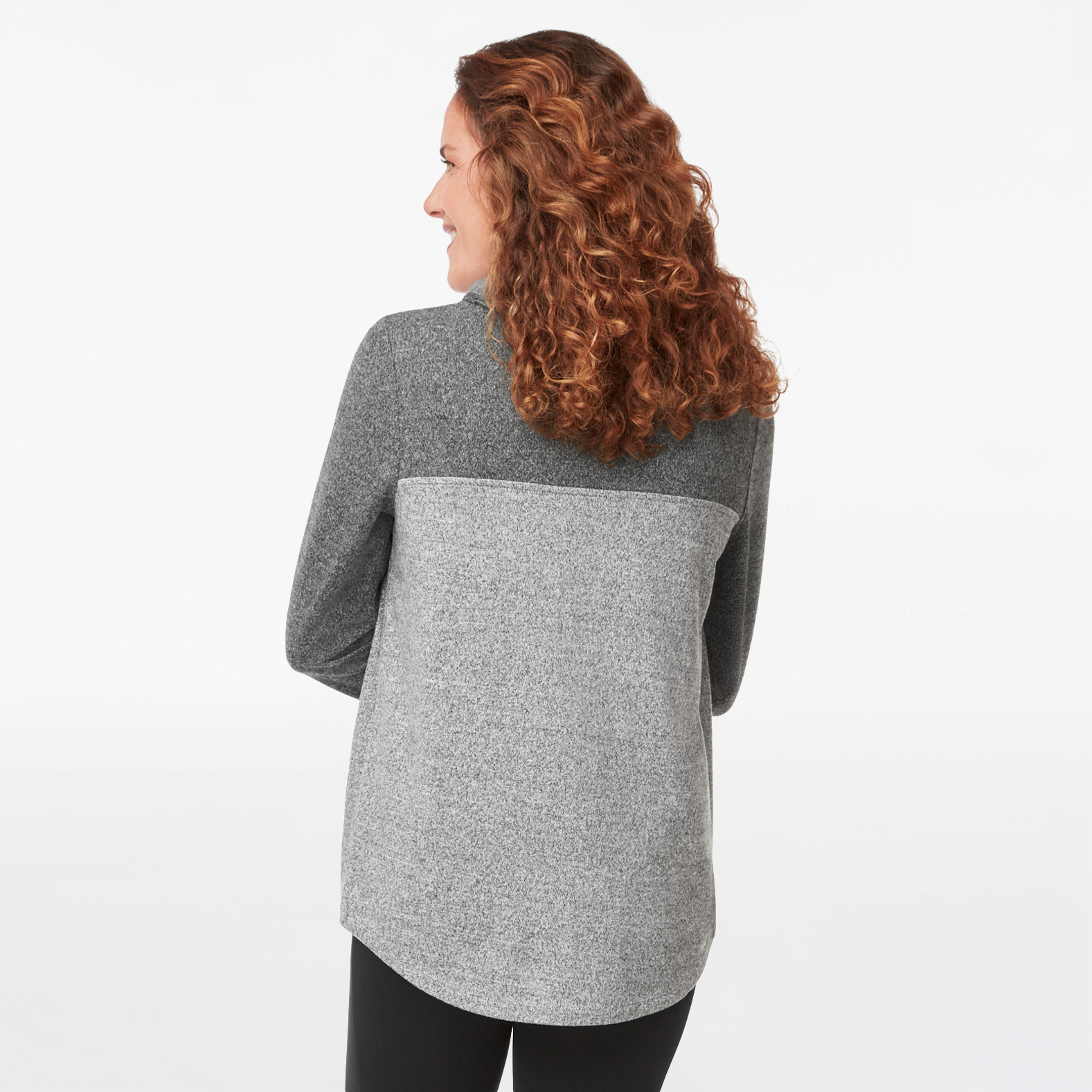 Colourblock Cowl Neck Top
