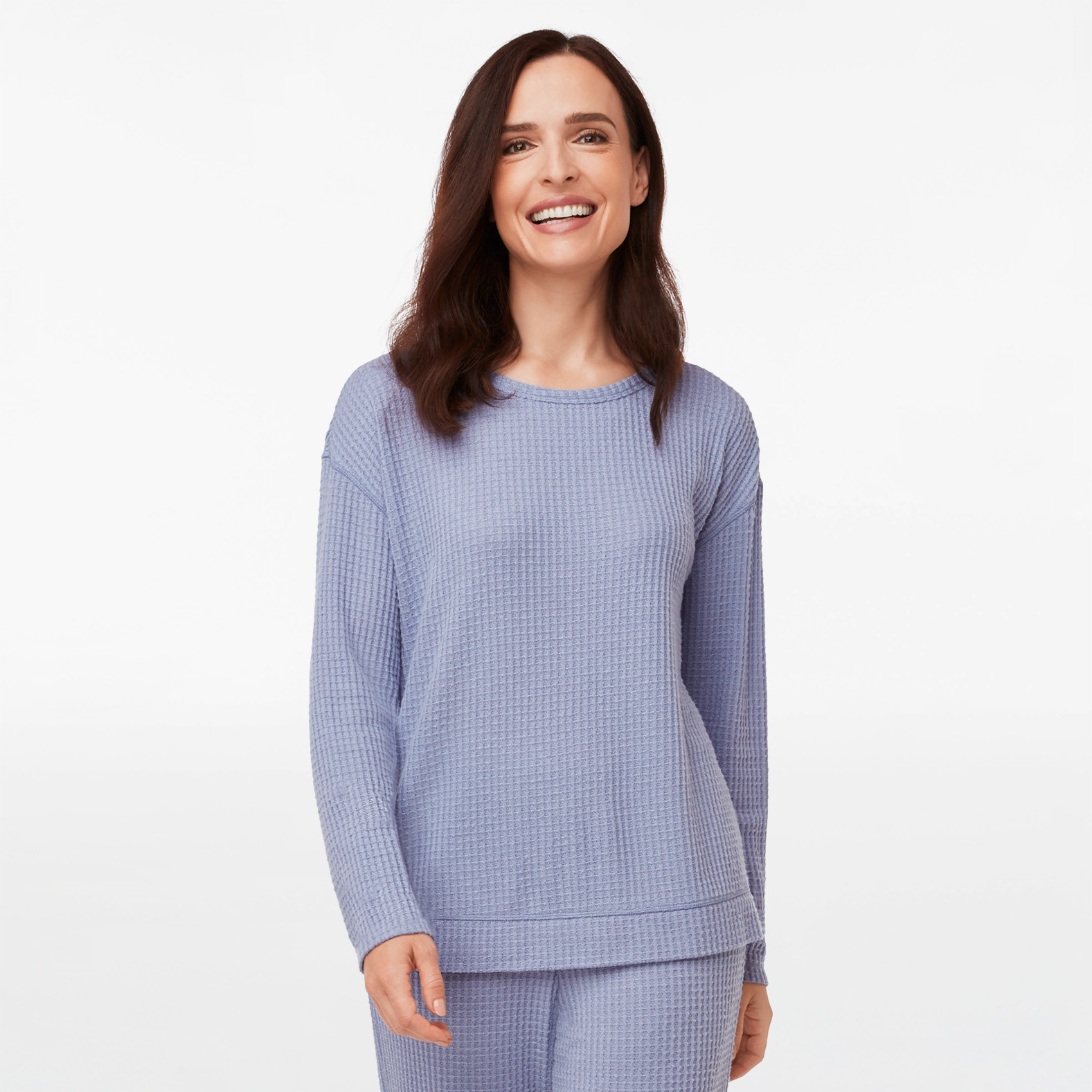 Cozy Waffle Knit Lounge Top