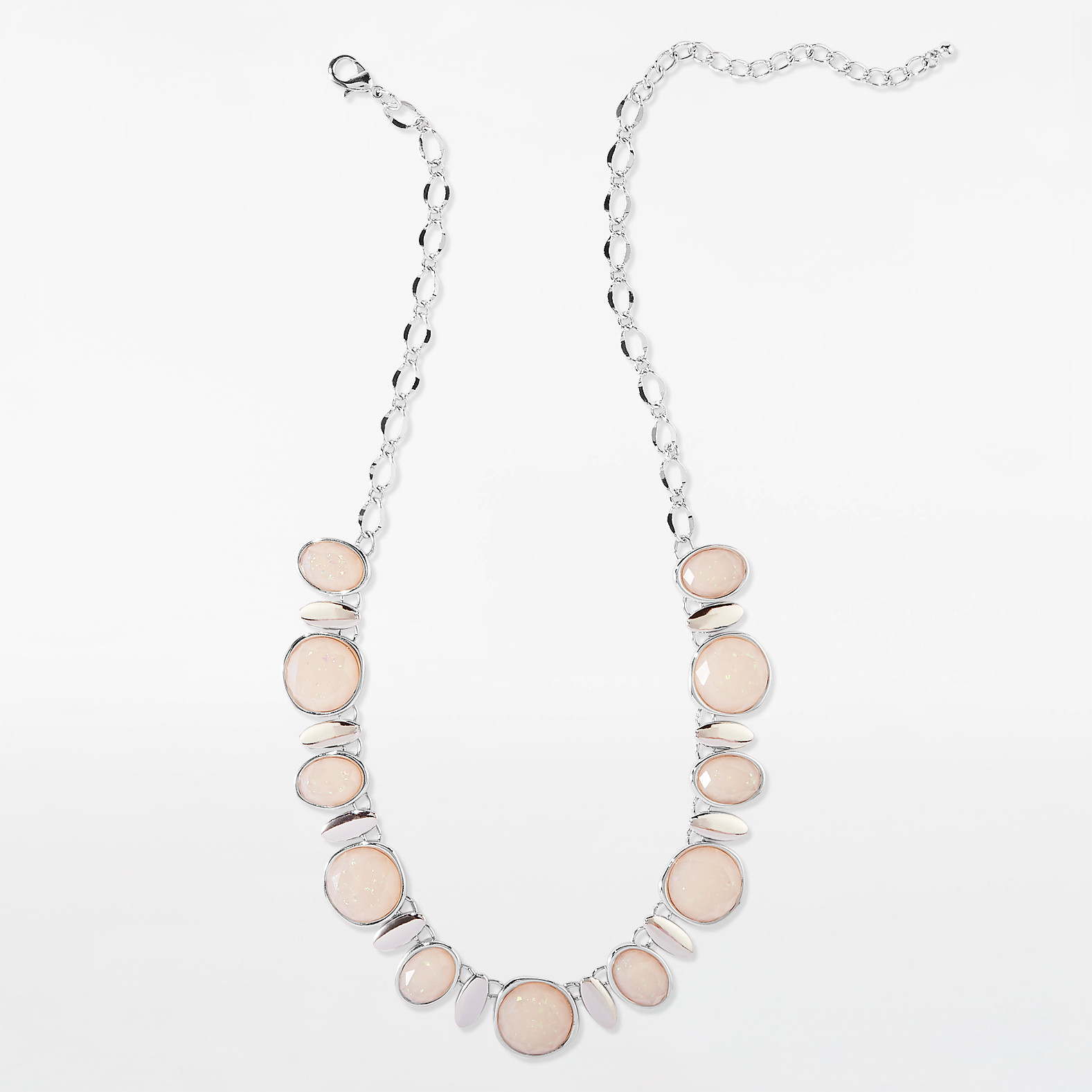 Multi Stone Bib Necklace