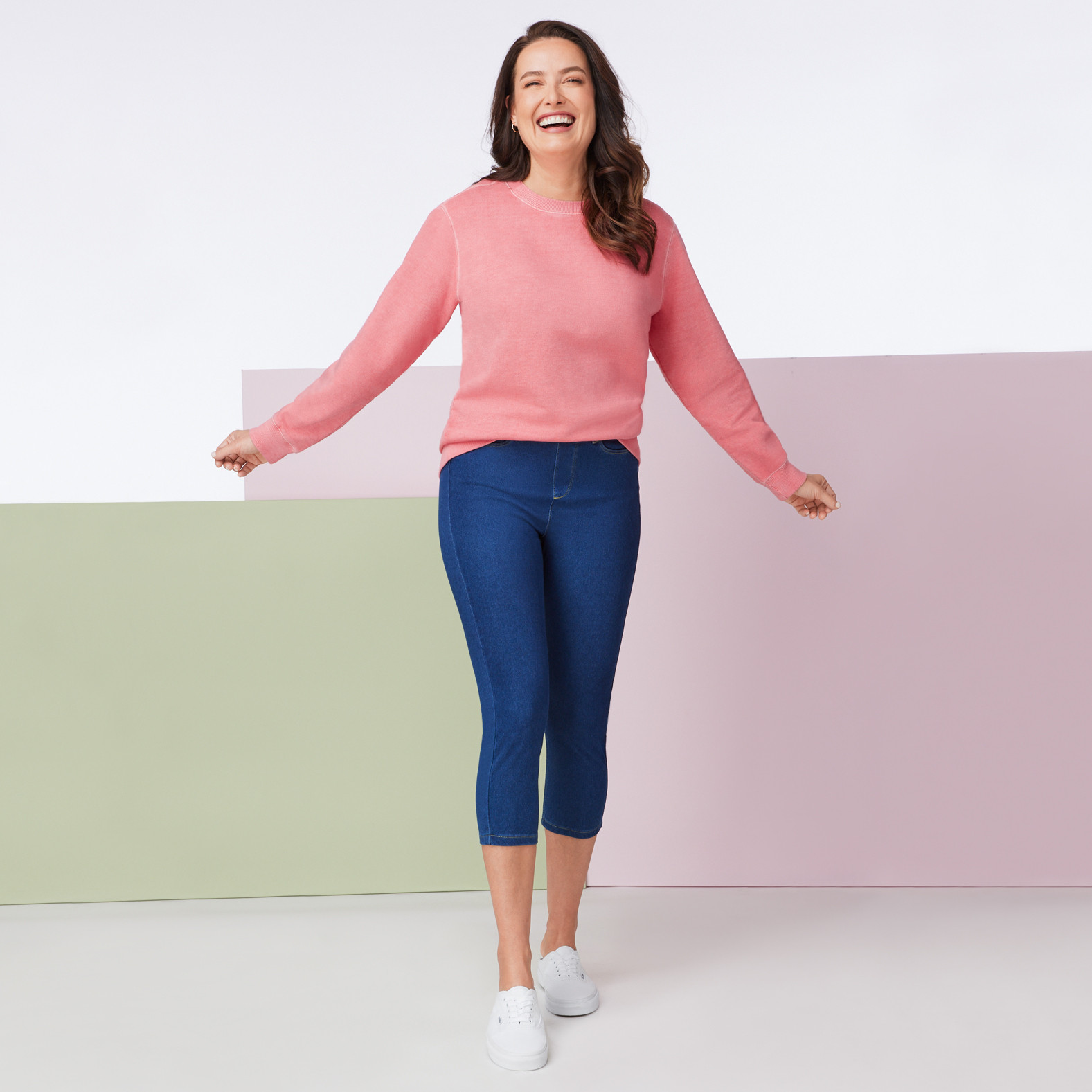 Garment Dye Sweatshirt - Spring Colours