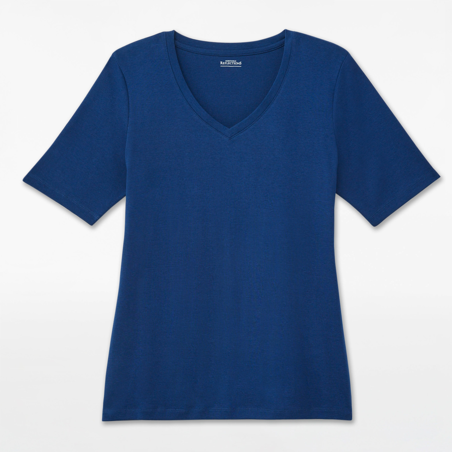 Everyday Fit V Neck Organic Cotton Tee
