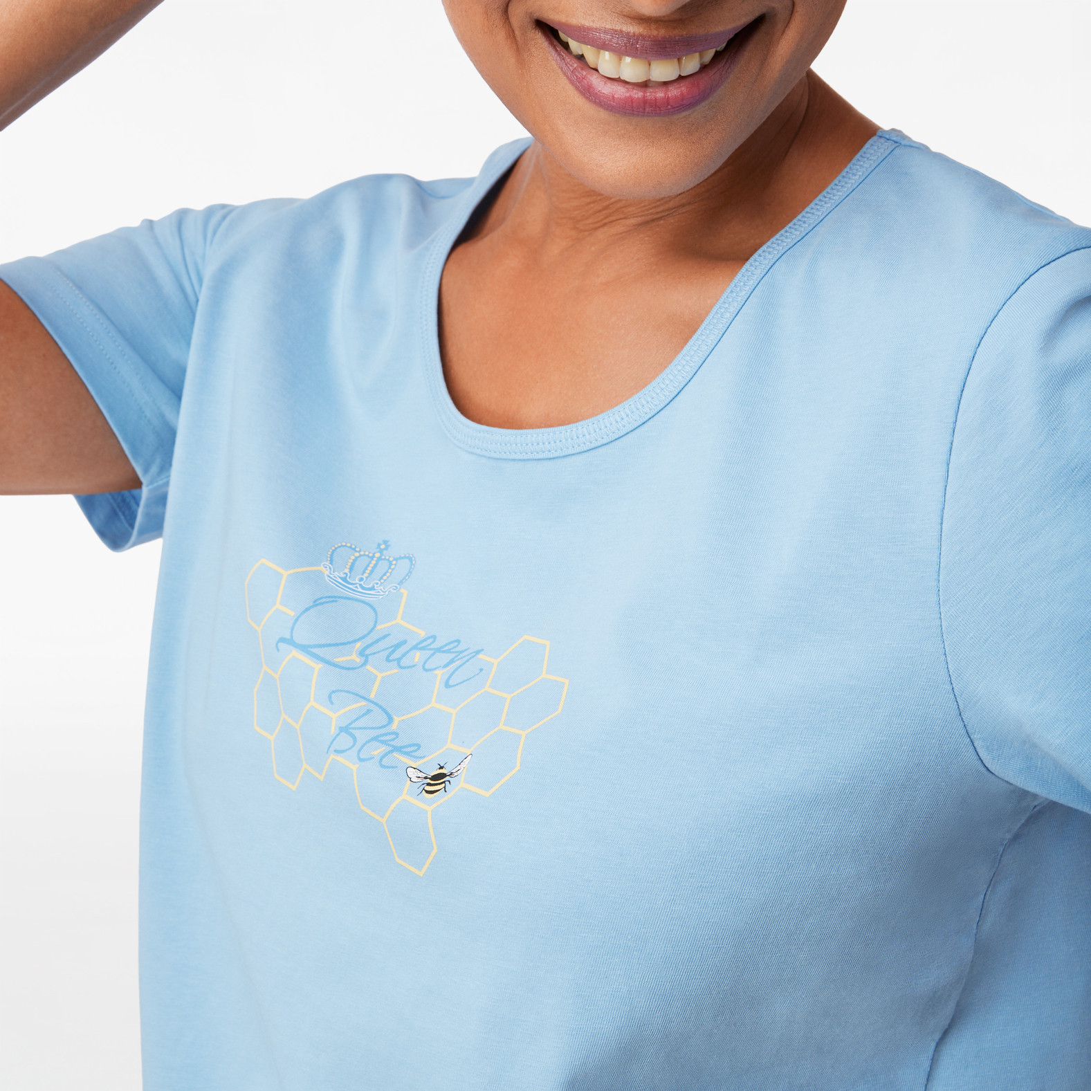 Bee Print Jersey Knit Pyjama Set
