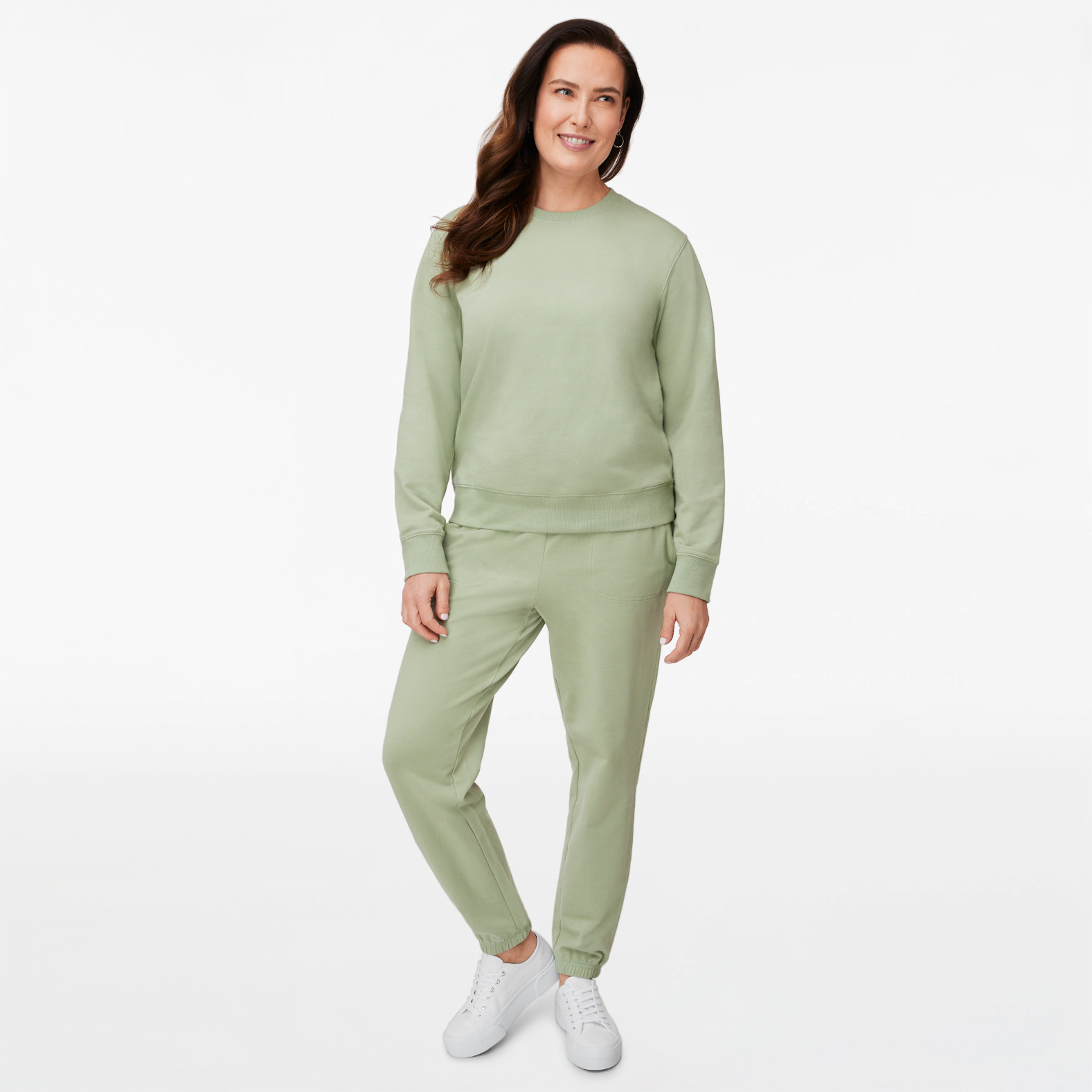 Crew Neck French Terry Sweatshirt