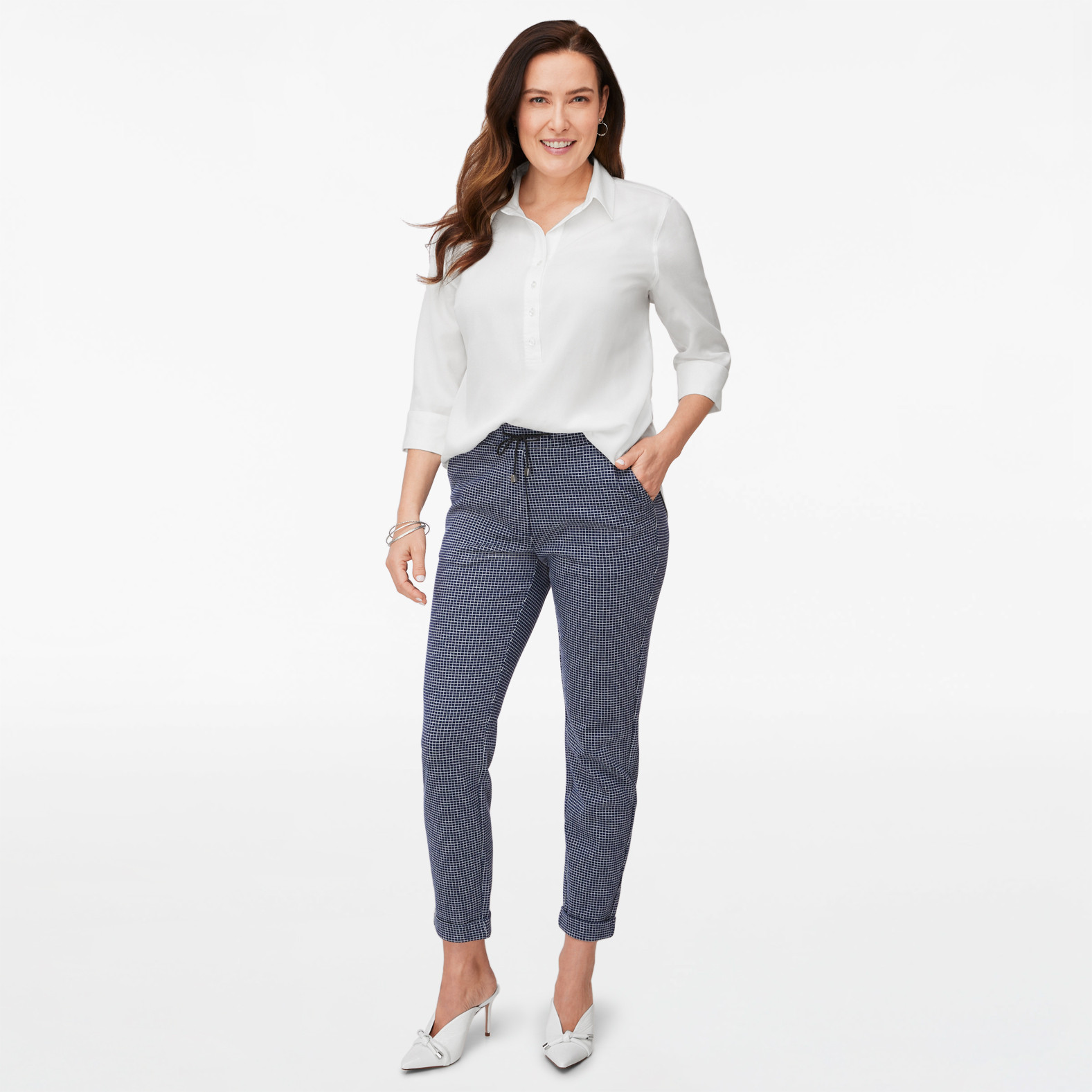 Flowy Button Front Shirt