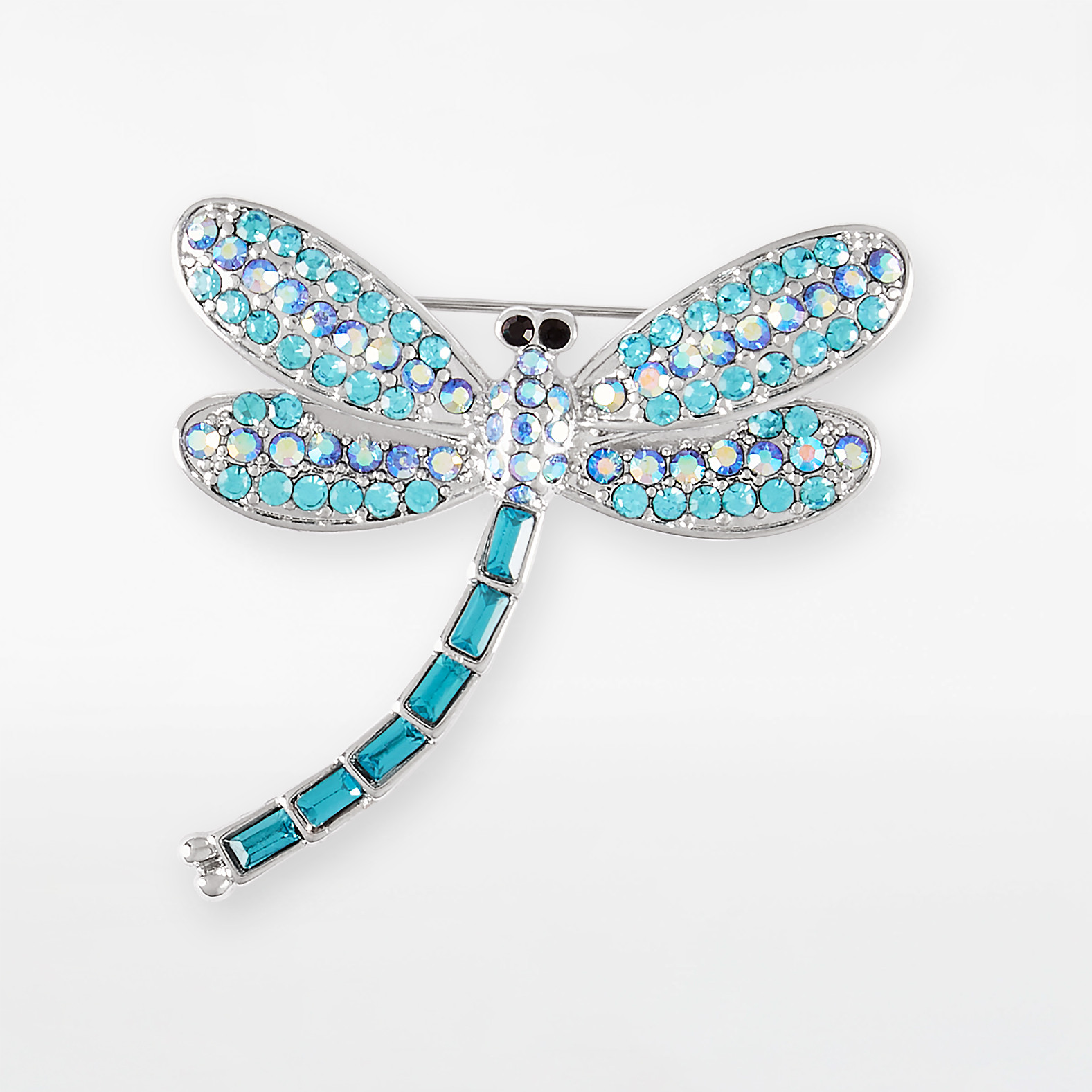 Dragonfly Bejeweled Pin
