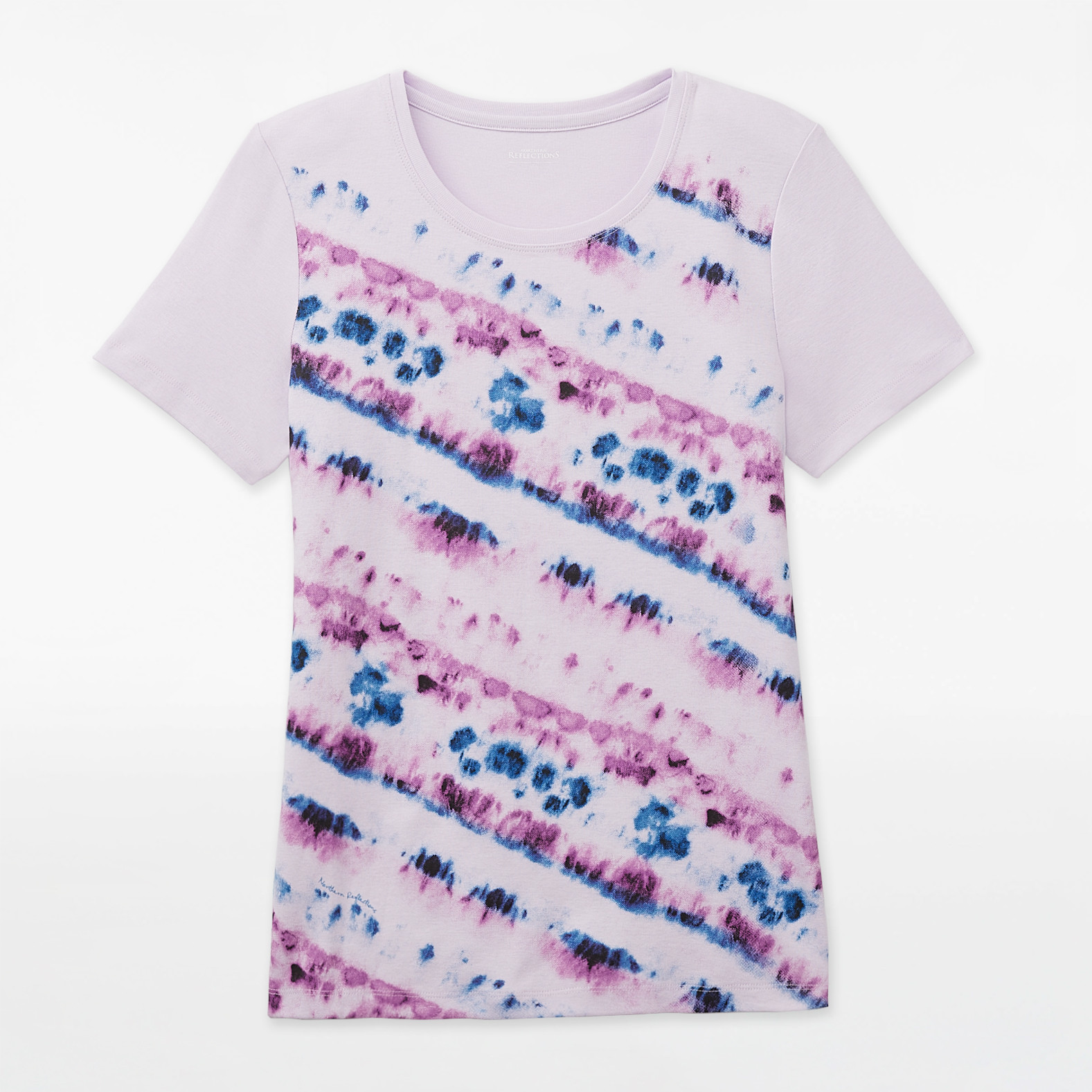 Diagonal Tie Dye Tee
