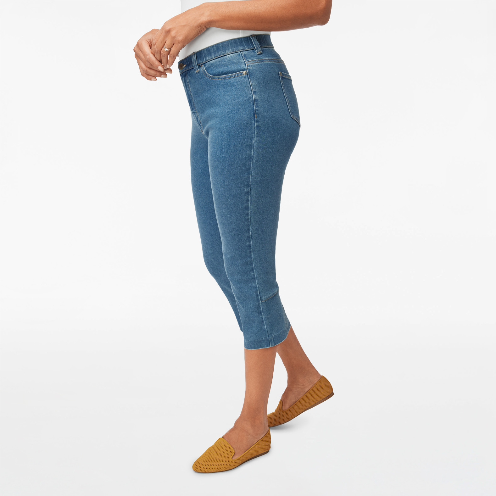 Essential Slim Back Slim Denim Capri