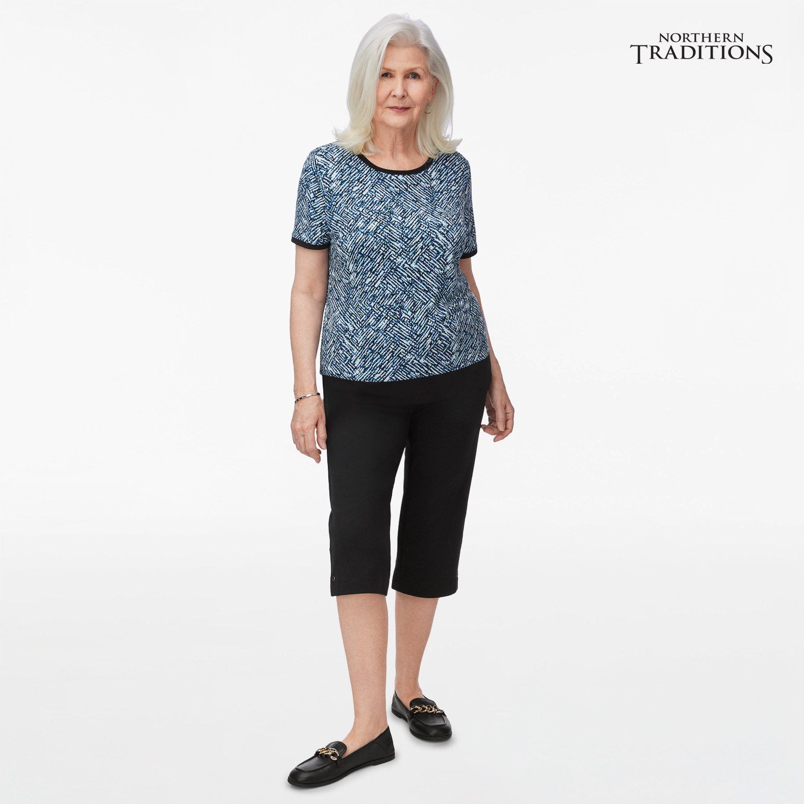 Petite - Short Sleeve Cuffed Top