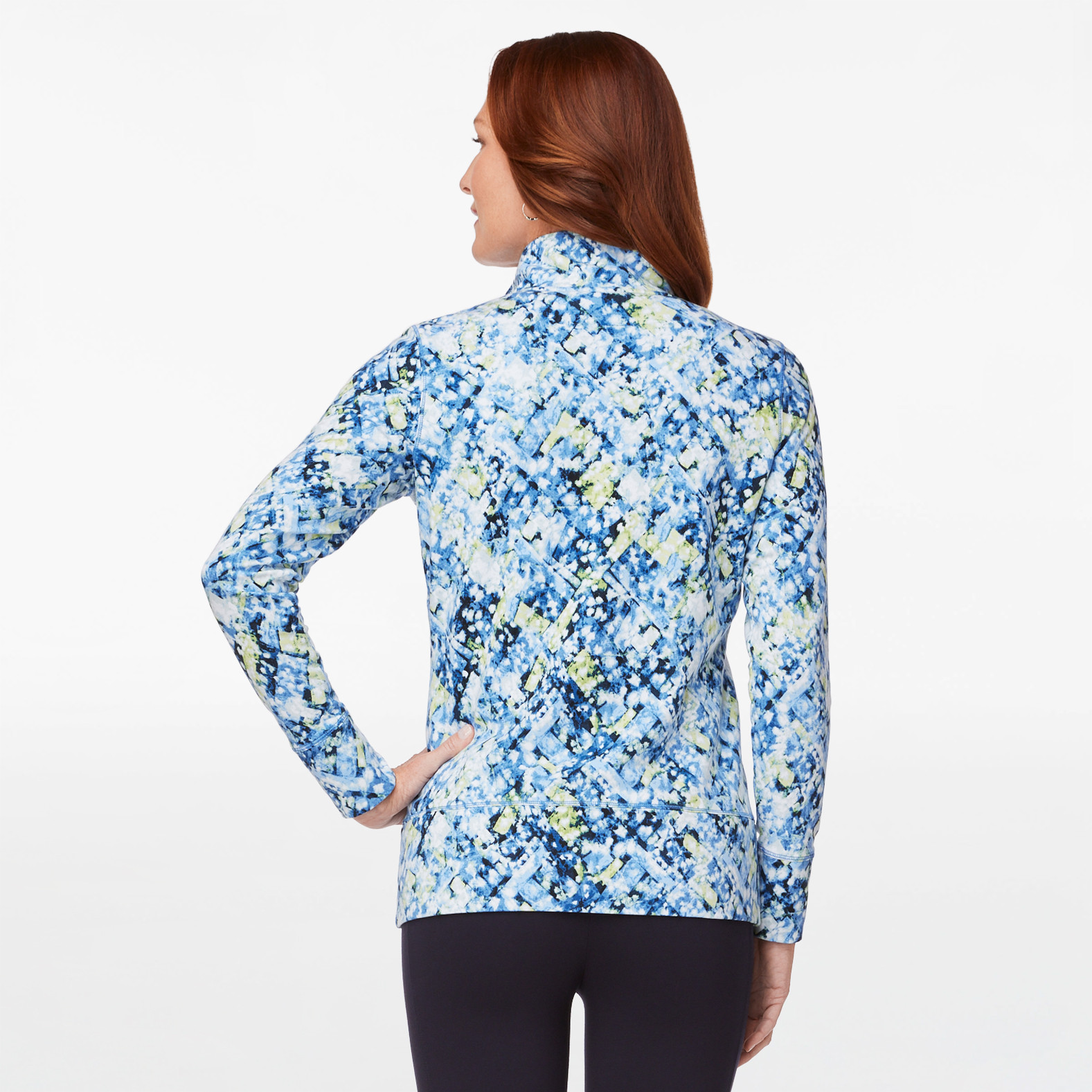 Printed Seamed Jacket