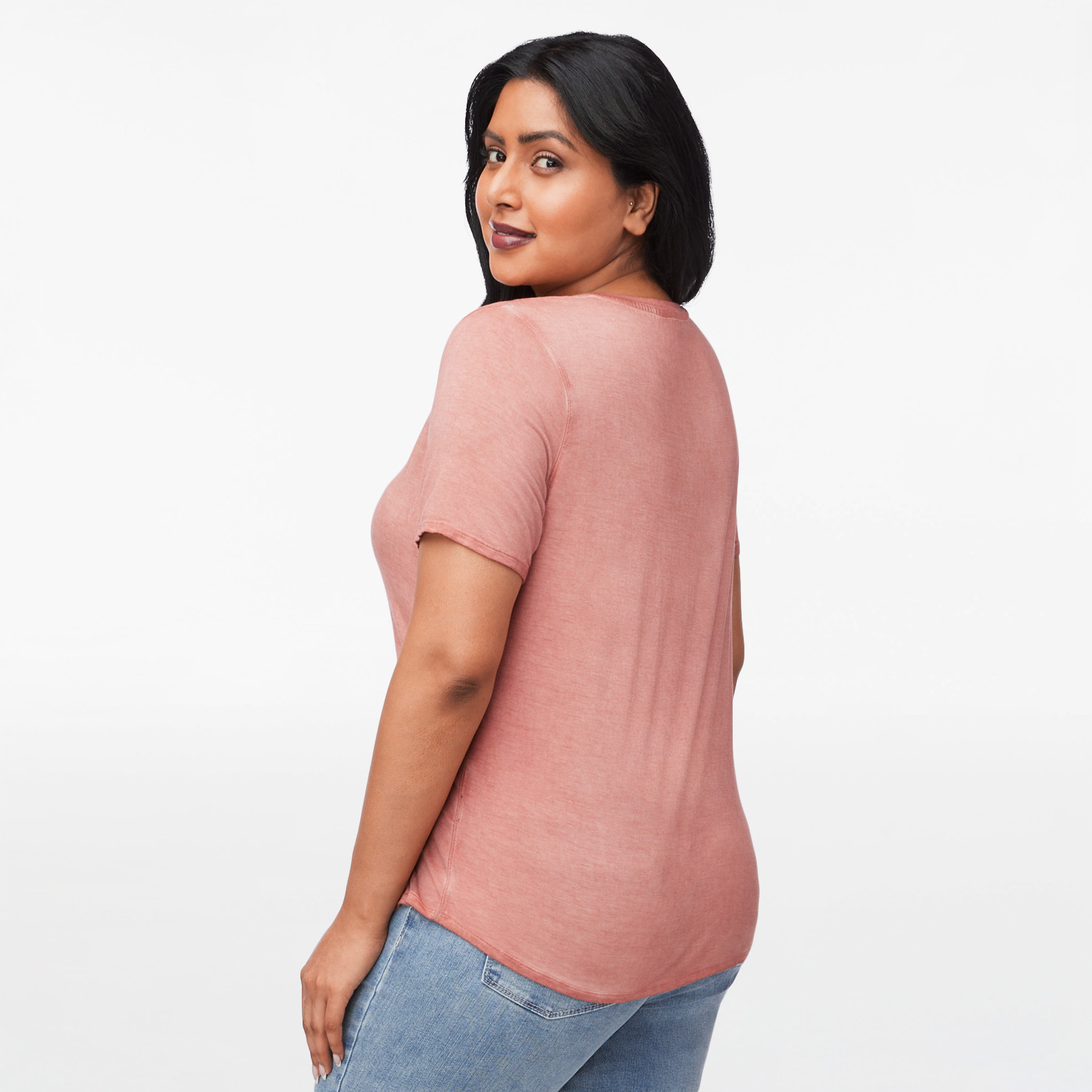 Short Sleeve Garment Dye Top